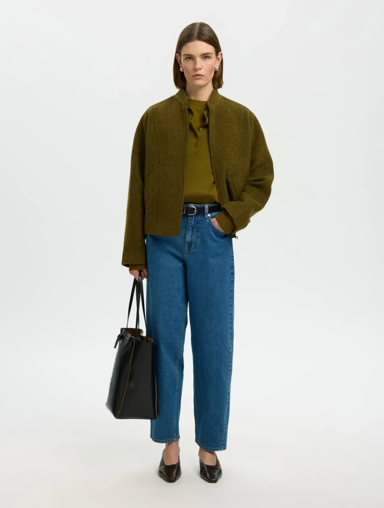 Jacqueline Wool Blend Jacket