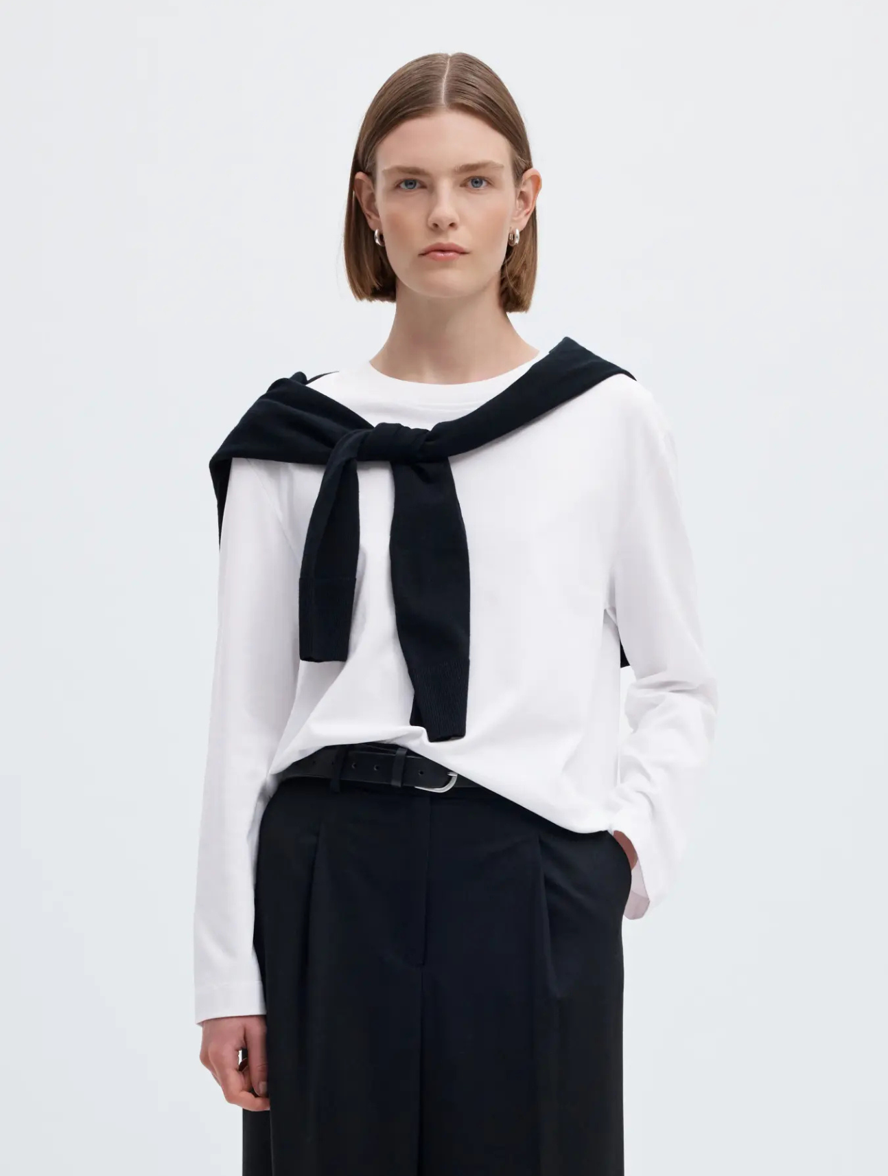 Essential Long Sleeve Boxy Tee