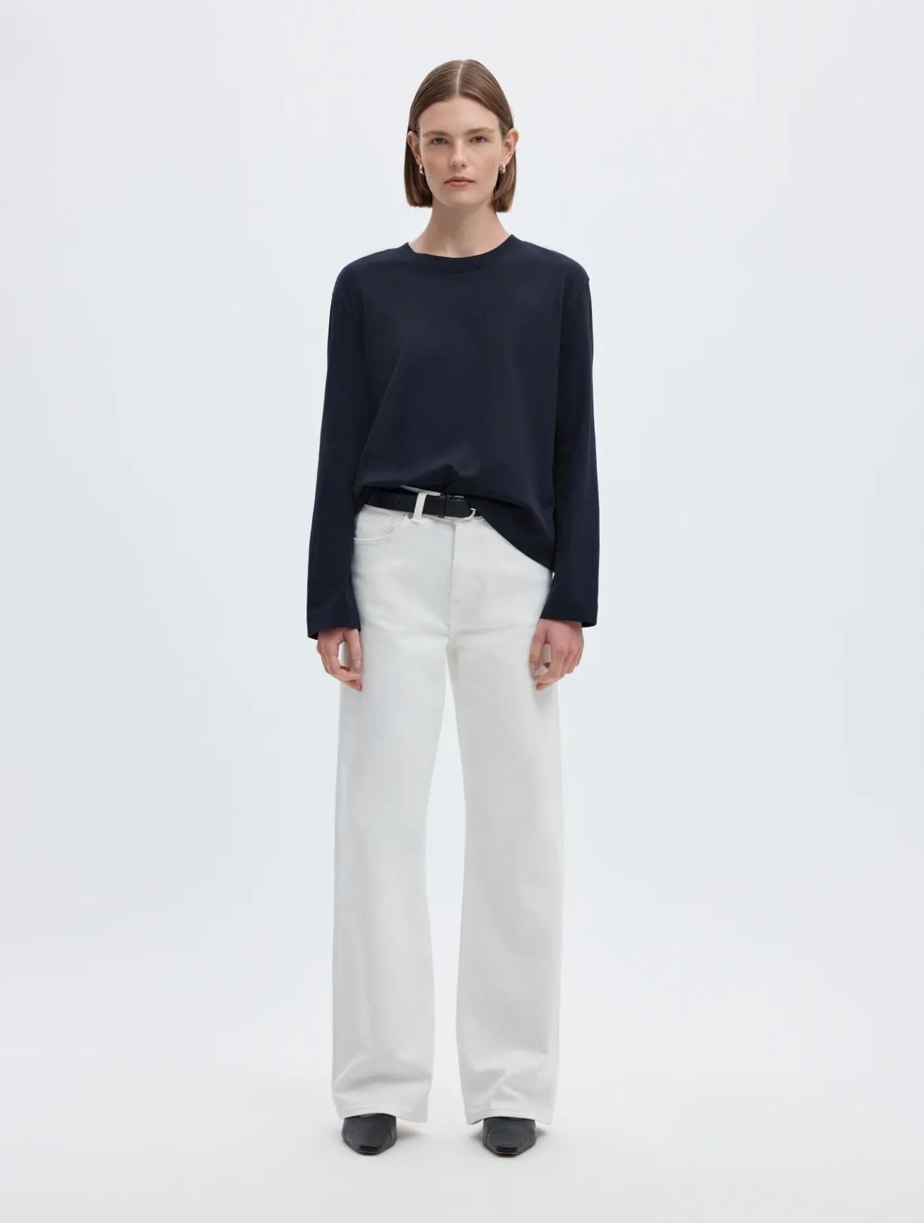 Essential Long Sleeve Boxy Tee