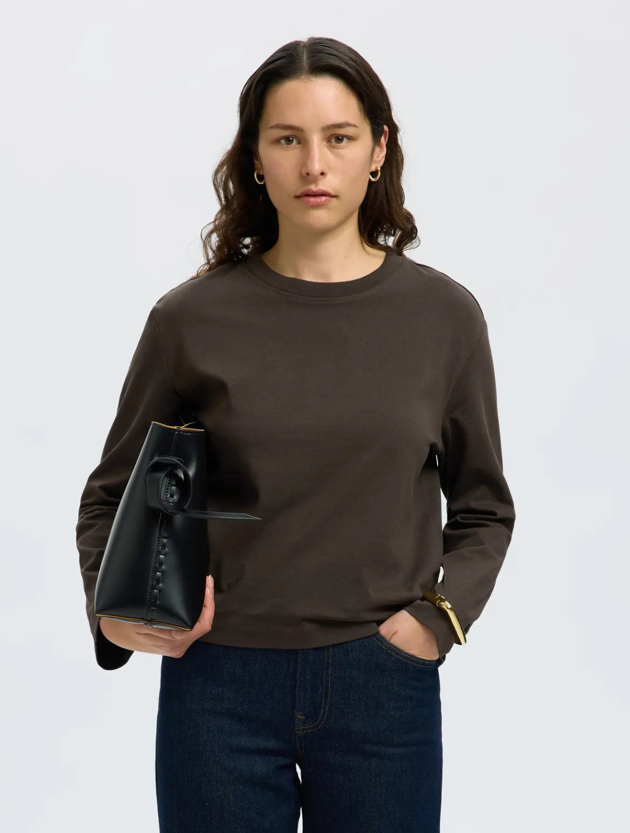 Essential Long Sleeve Boxy Tee
