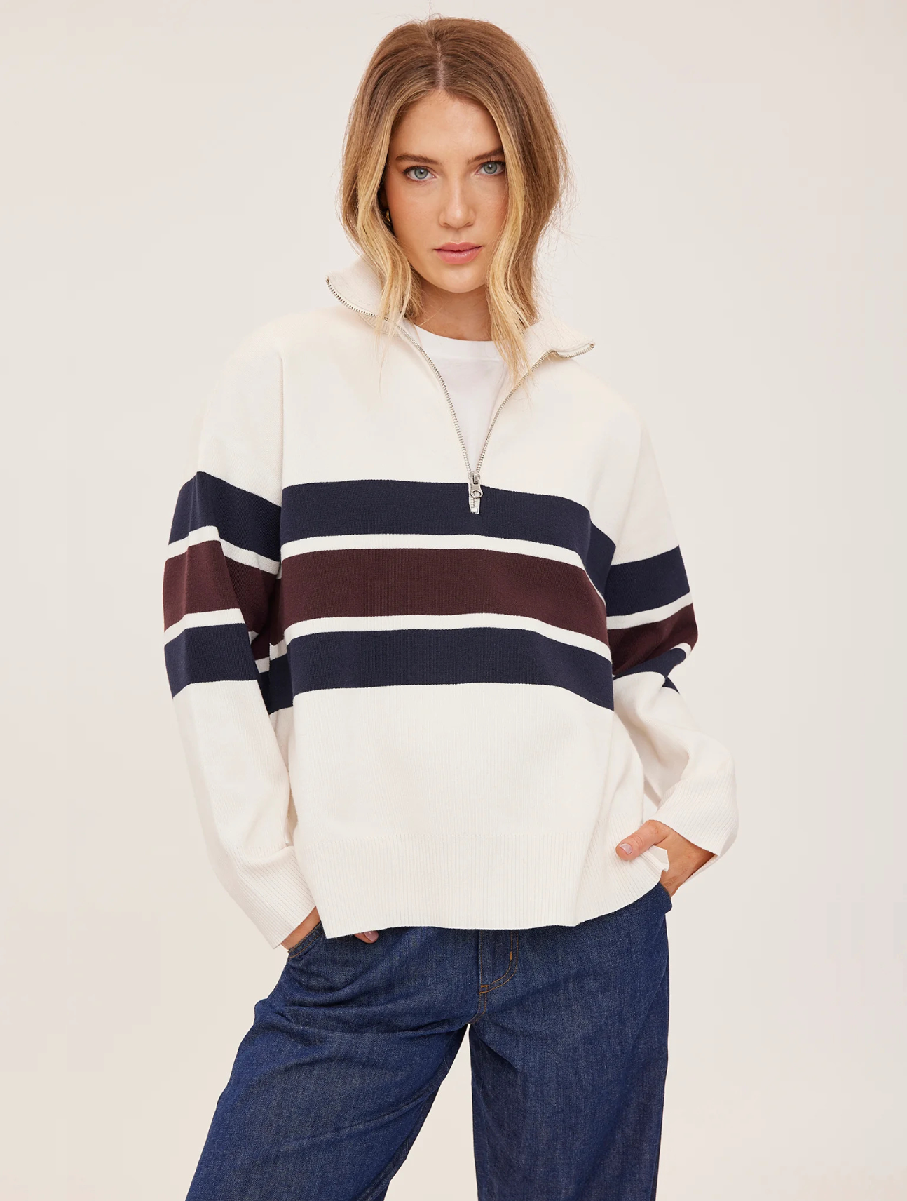 Idris Striped Sweater