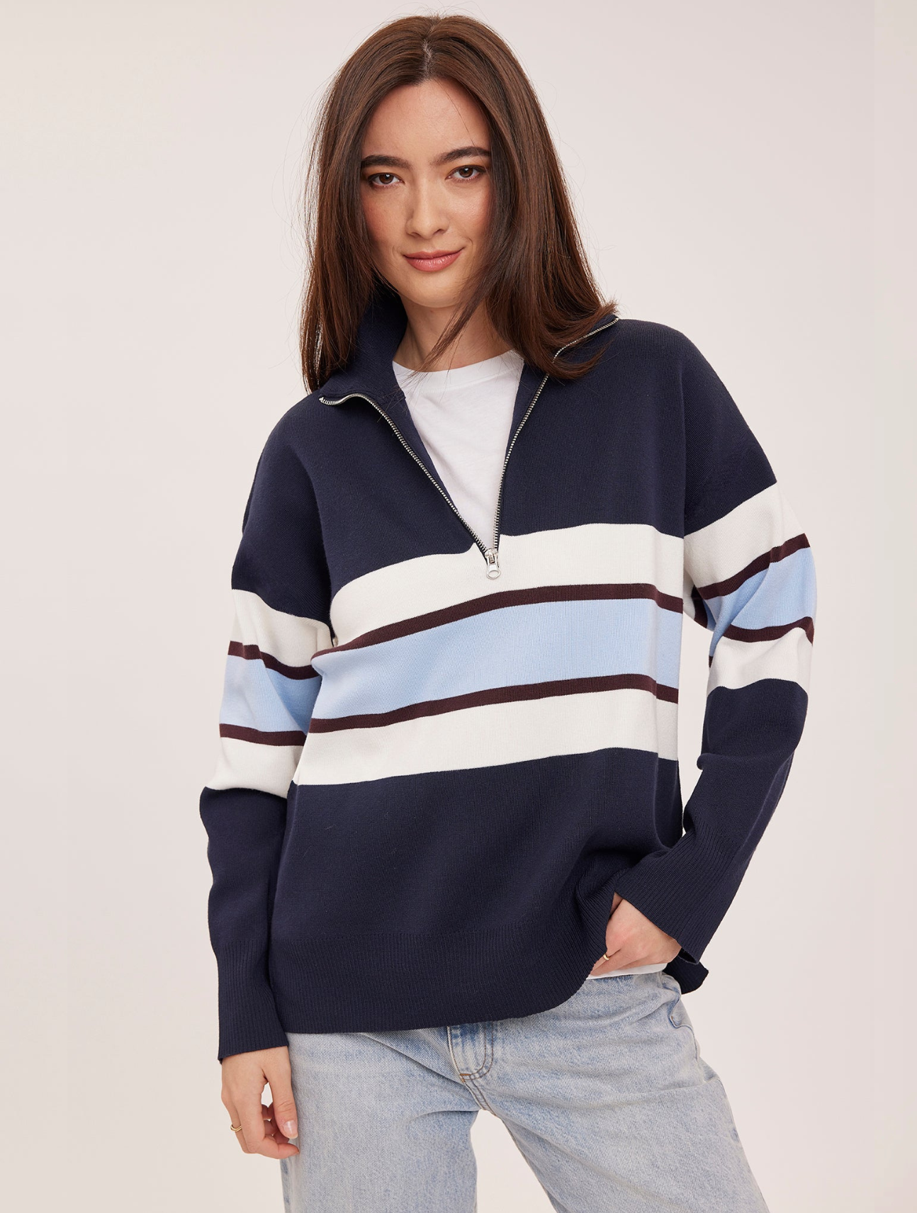 Idris Striped Sweater