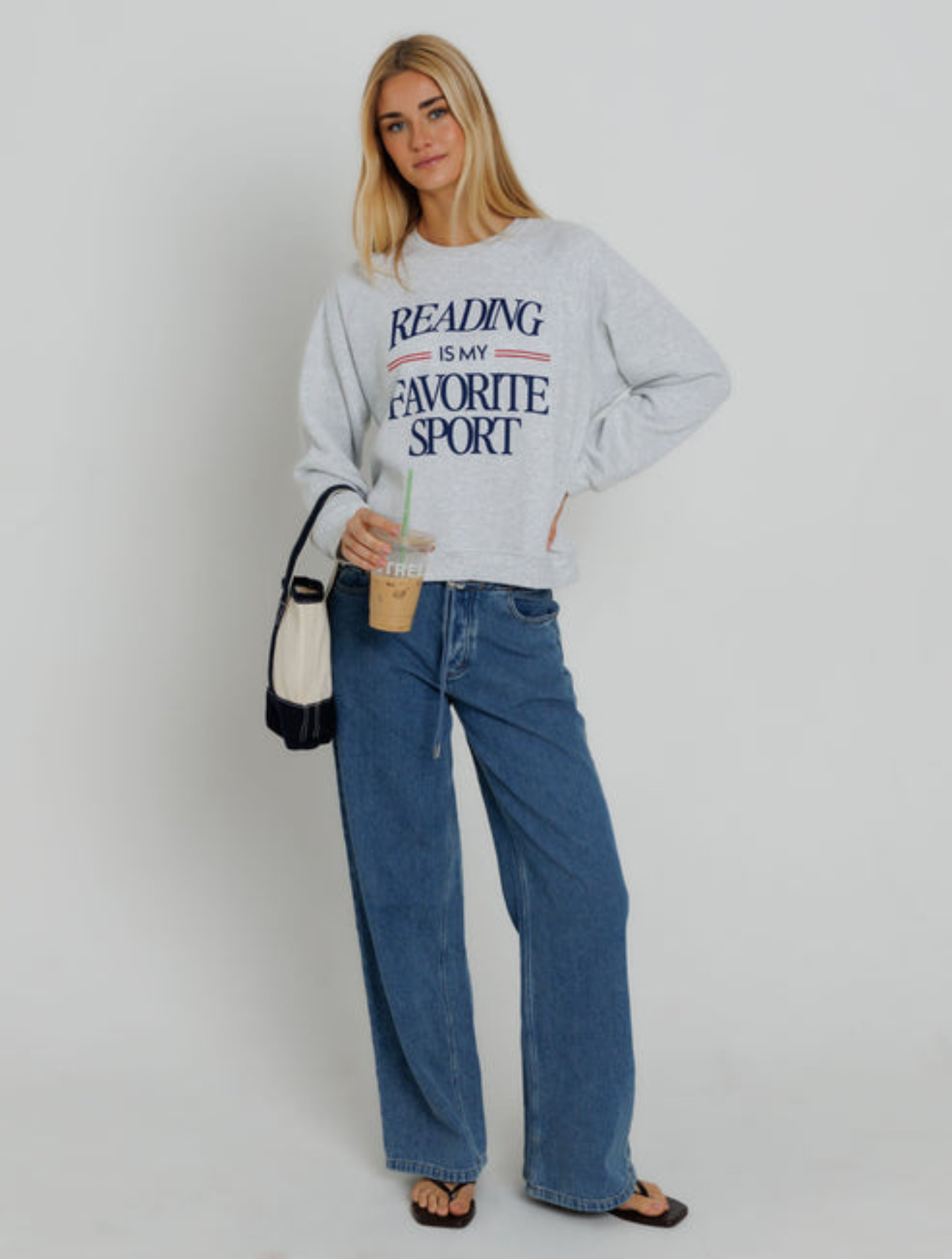 Reading Is My Favourite Sport Raglan Crew