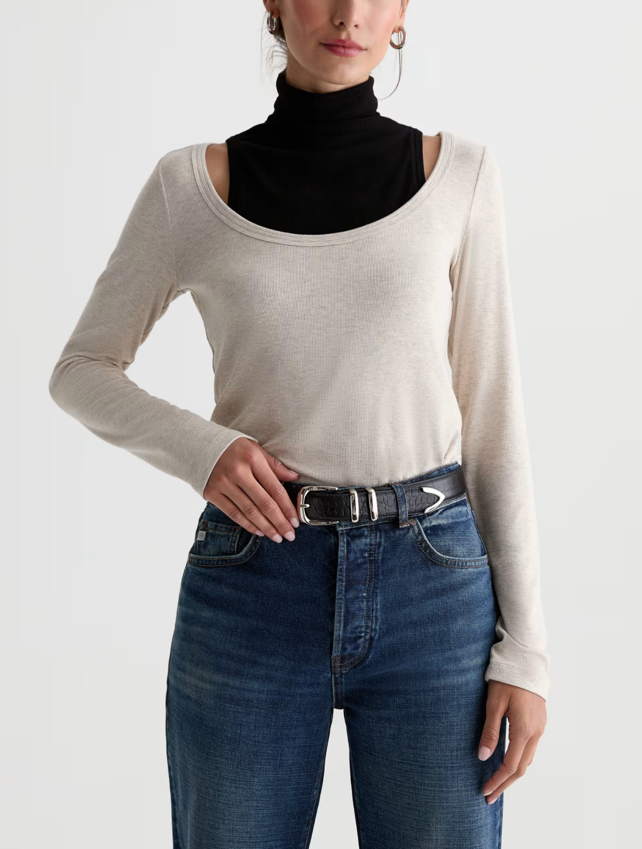 Faey Sleeveless Turtleneck