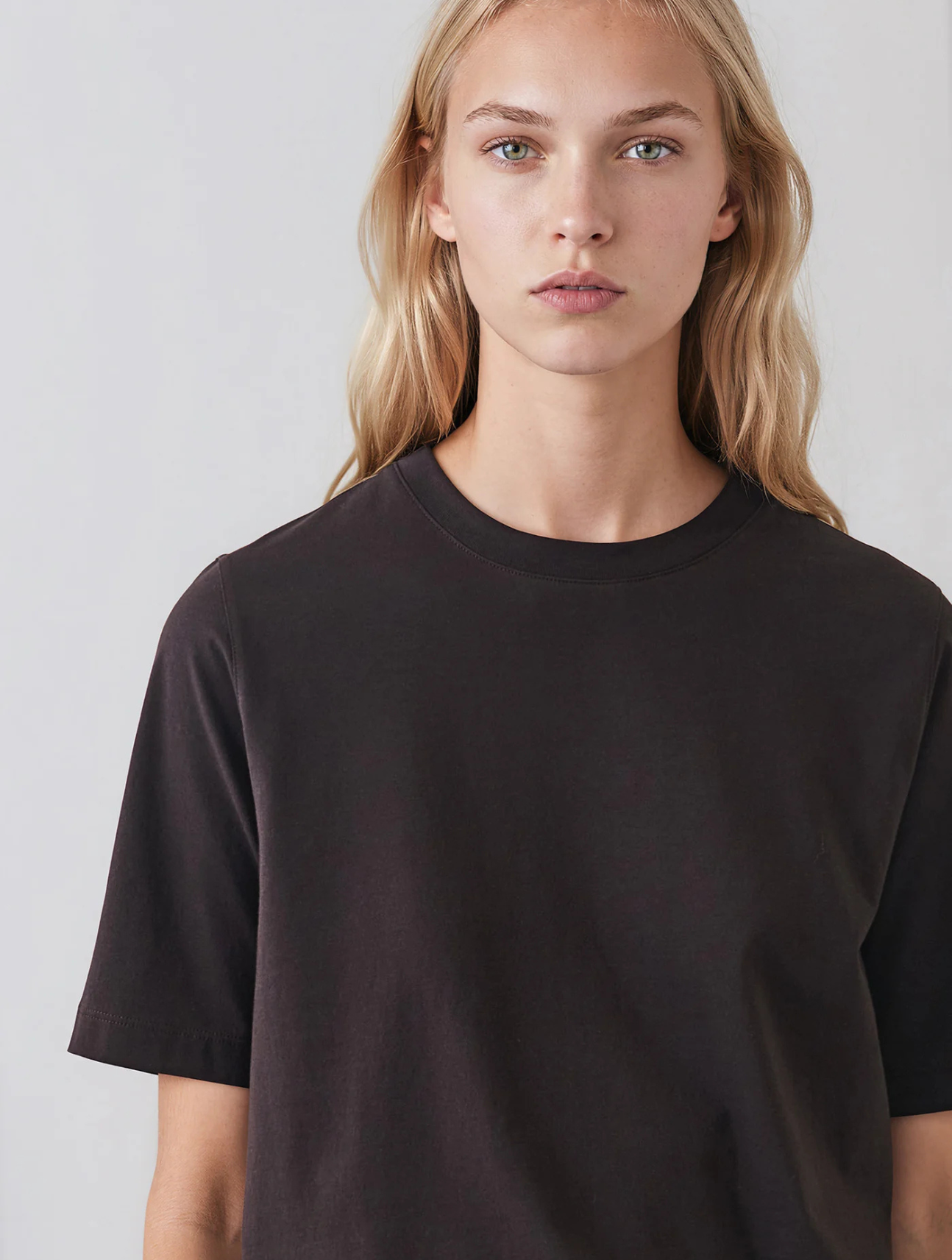 Organic Pima Cotton Relaxed Crew