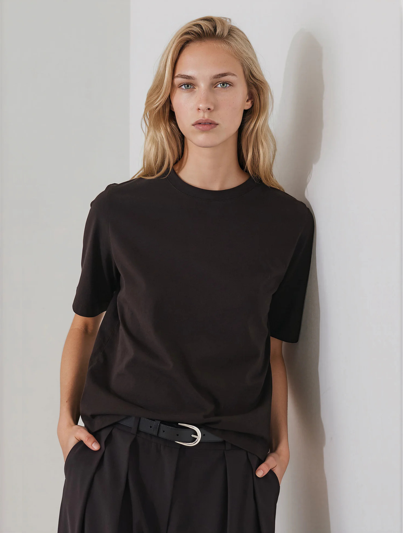 Organic Pima Cotton Relaxed Crew