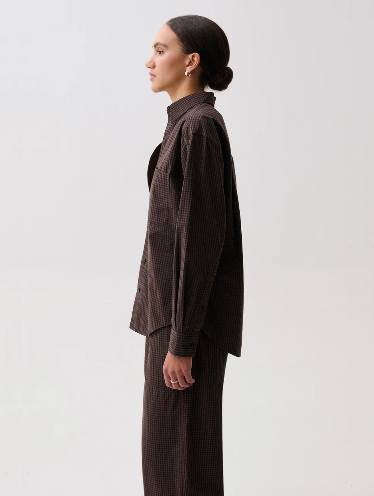 Mila Button Down Wrap Top