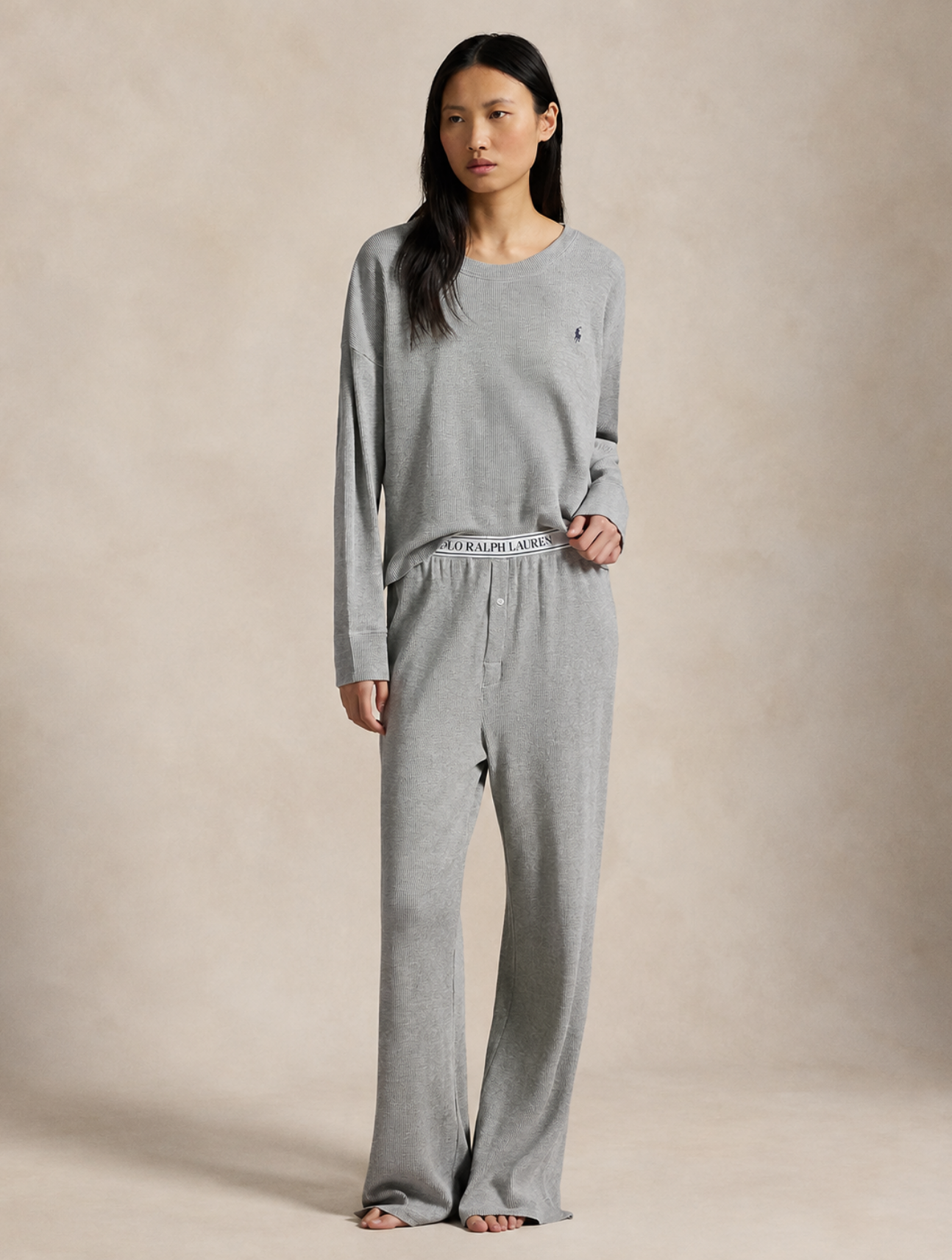 Crew Neck Wide Leg Pant Set