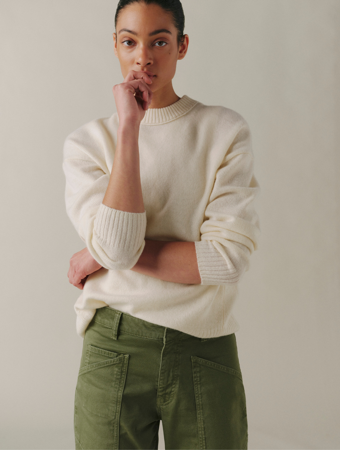 BNA Soft Curve Barrel Jeans
