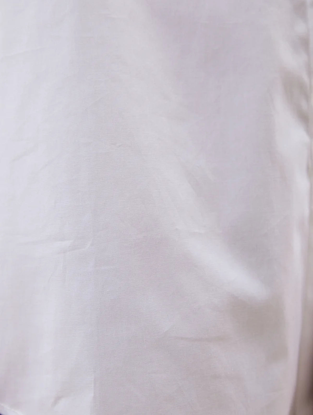 White Cotton Poplin Blouse