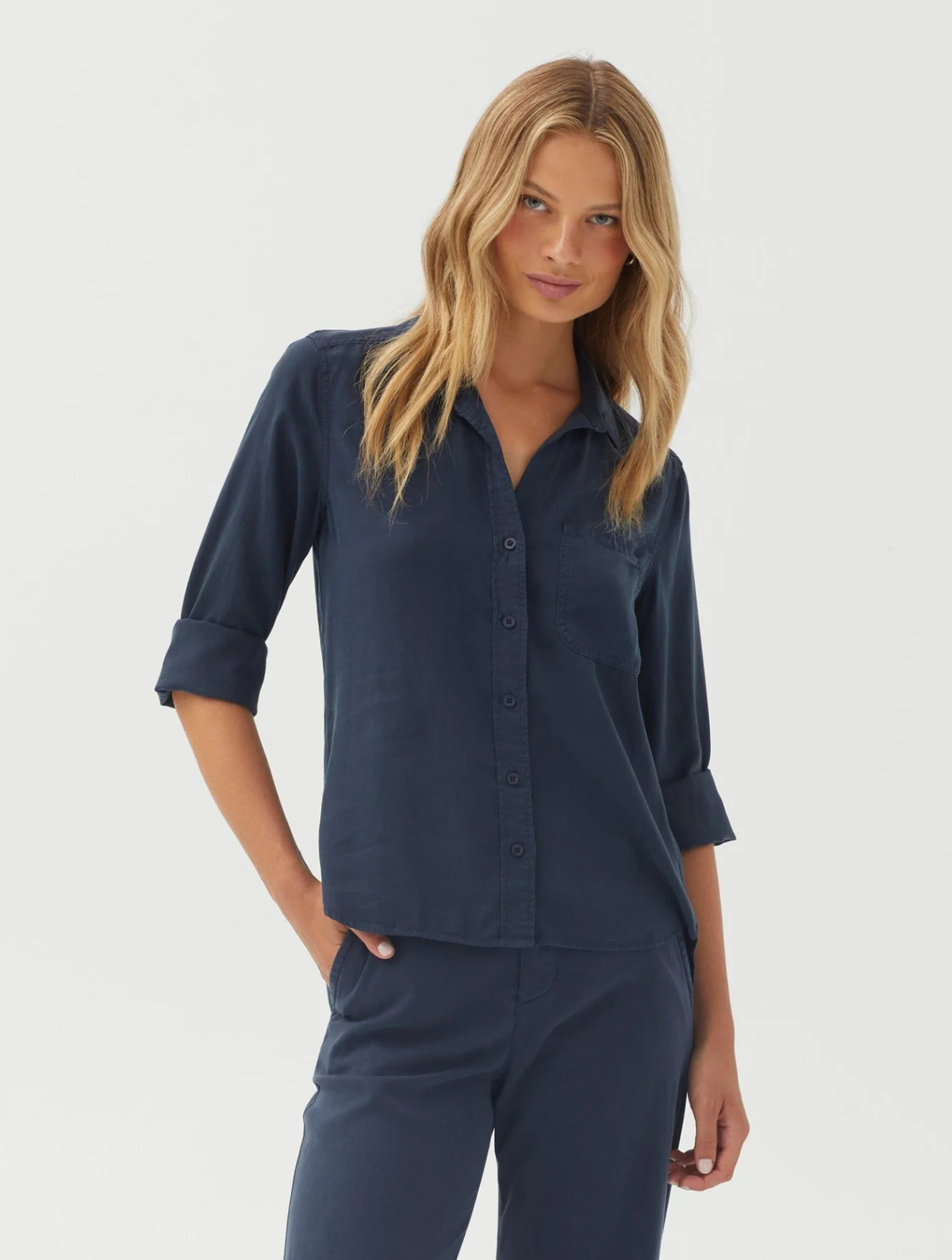 Shirt Tail Button Down
