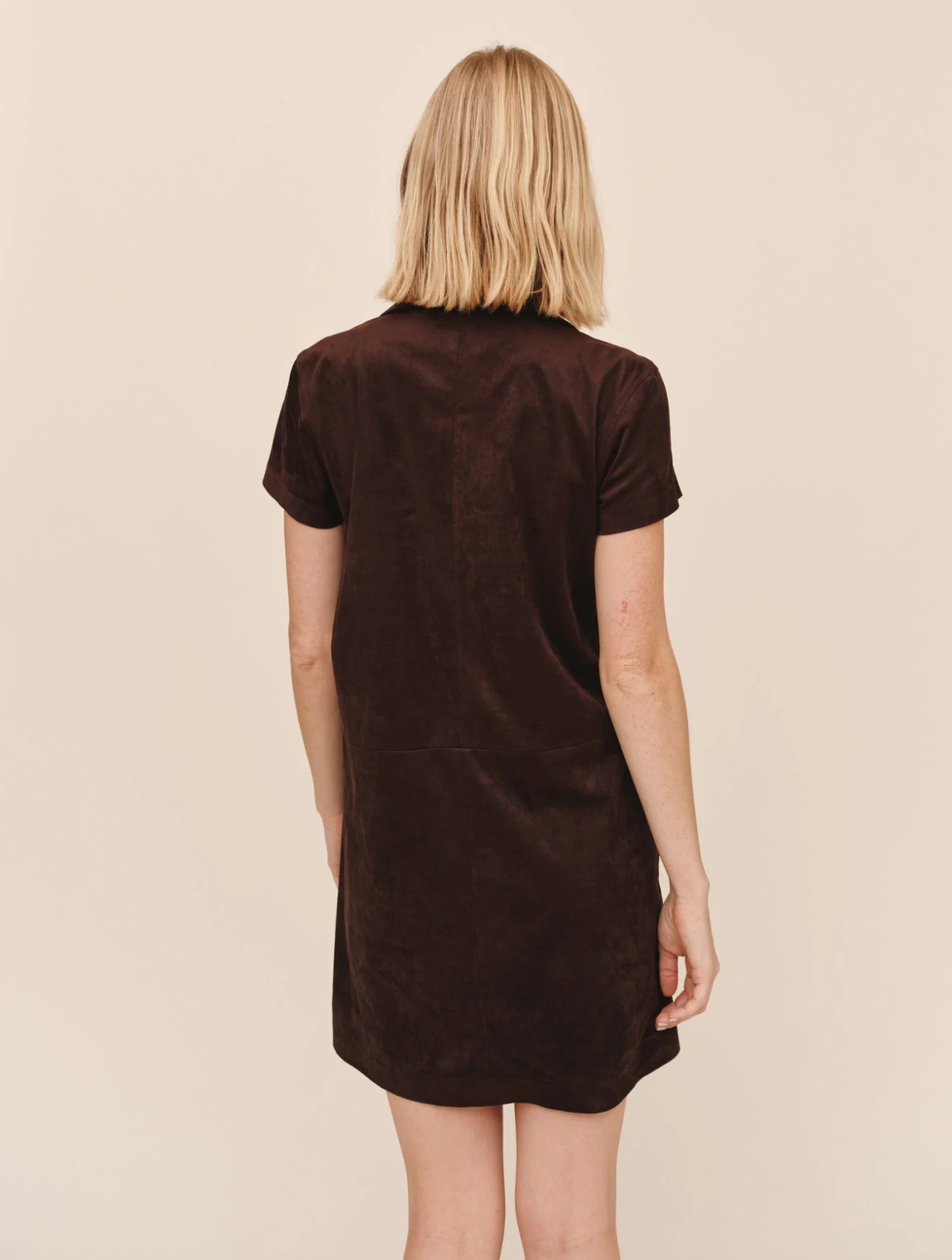 Short Sleeve Pullover A-Line Dress