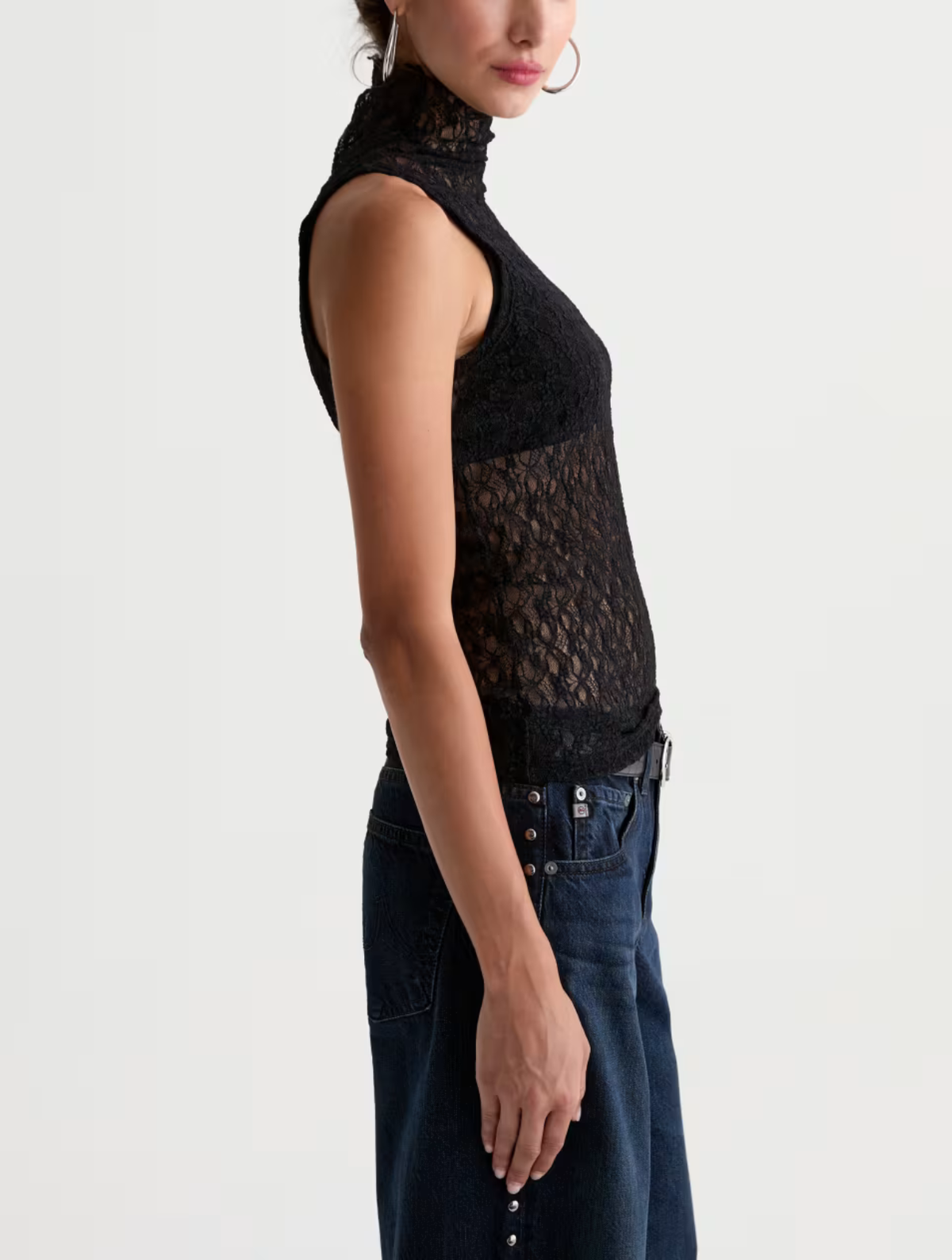 Faey Sleeveless Turtleneck