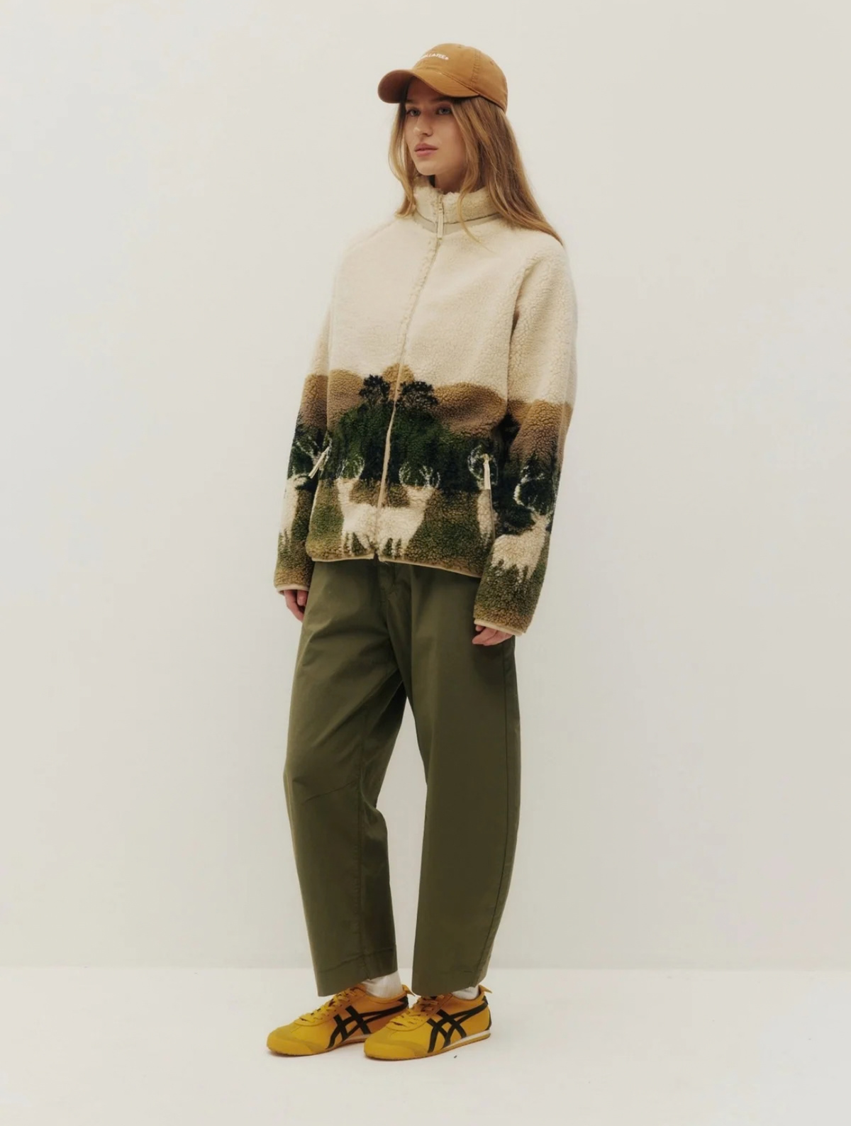 Printed Sherpa Jacket