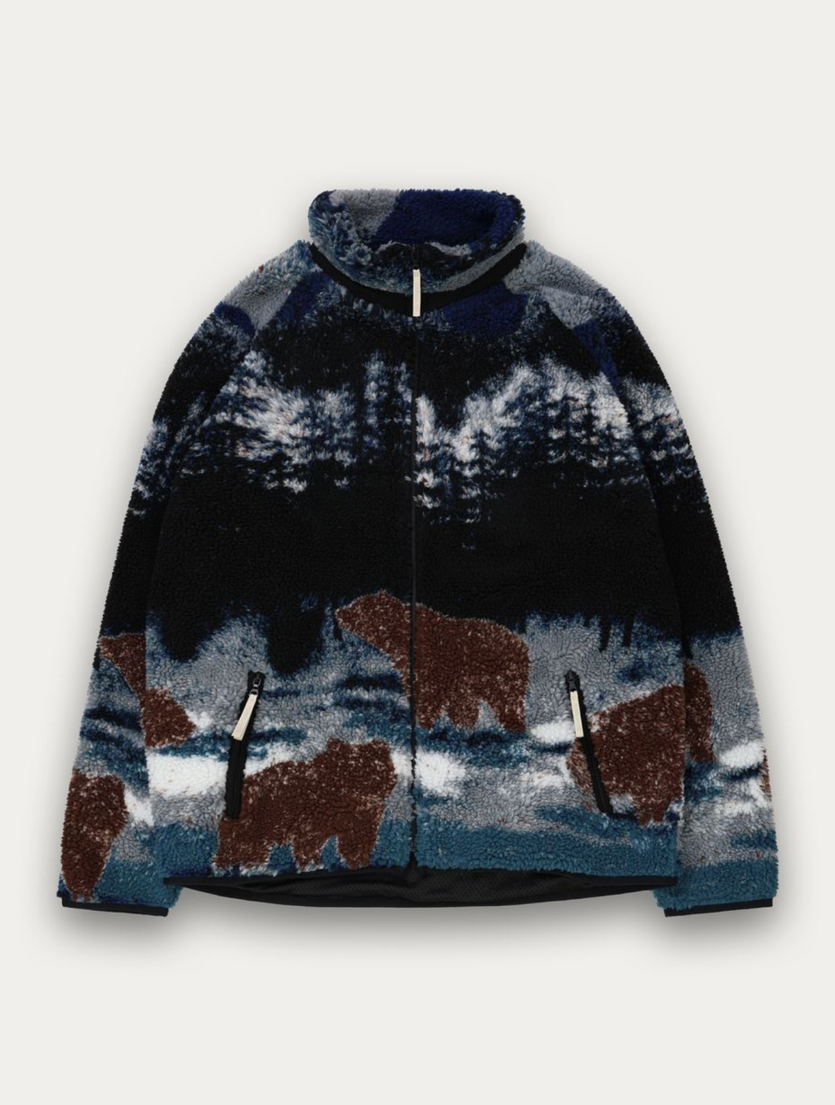 Printed Sherpa Jacket