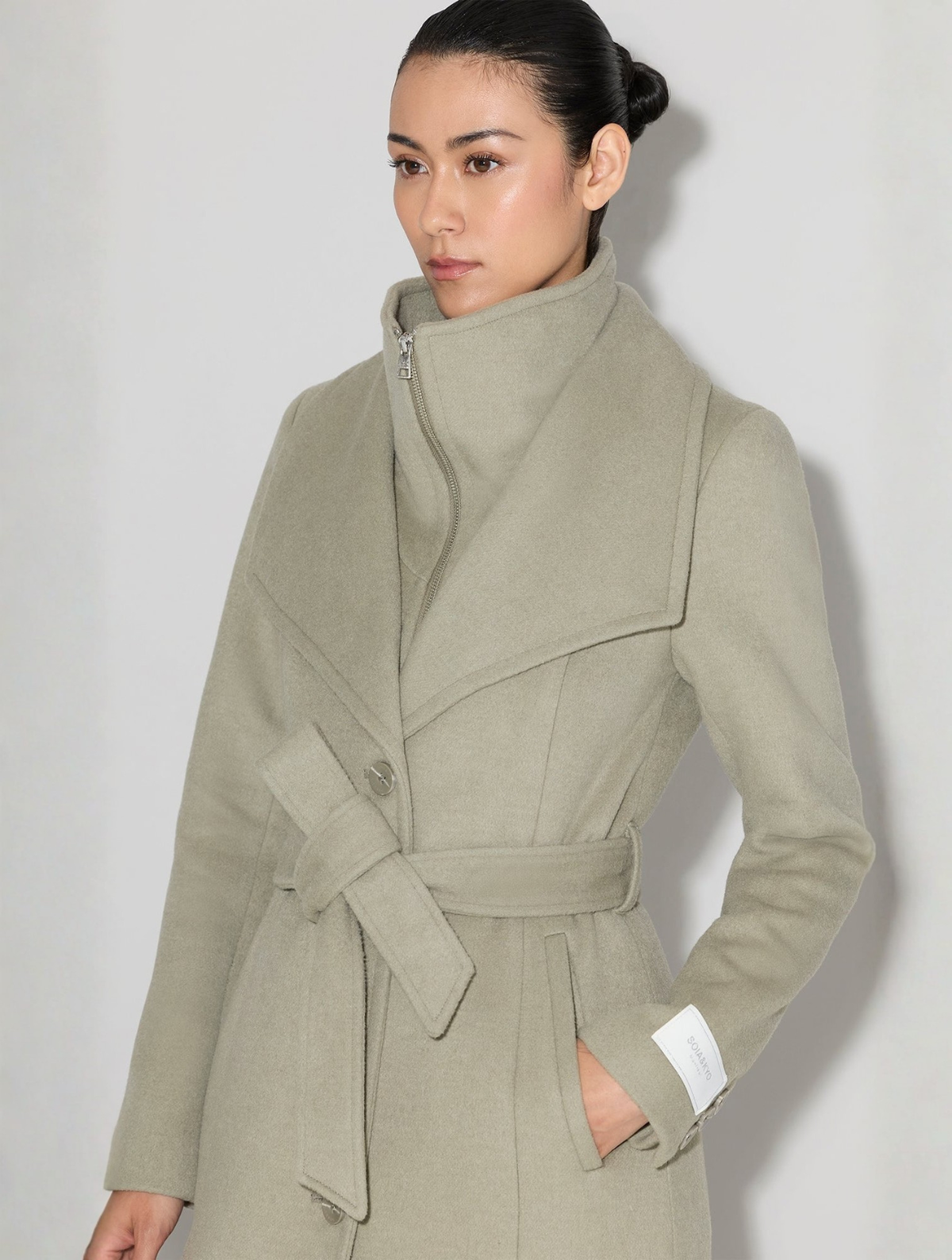 Ilana-UY Belted Wool Coat
