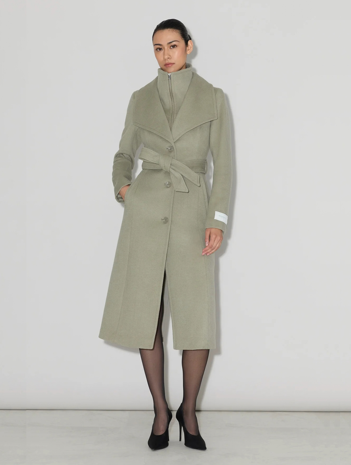 Ilana-UY Belted Wool Coat