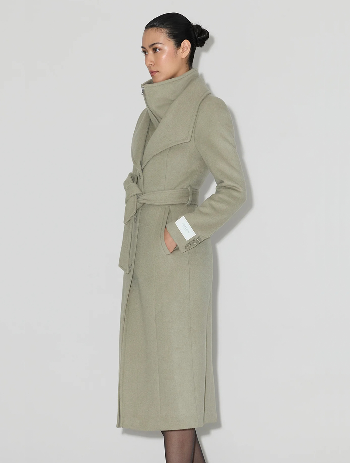 Ilana-UY Belted Wool Coat