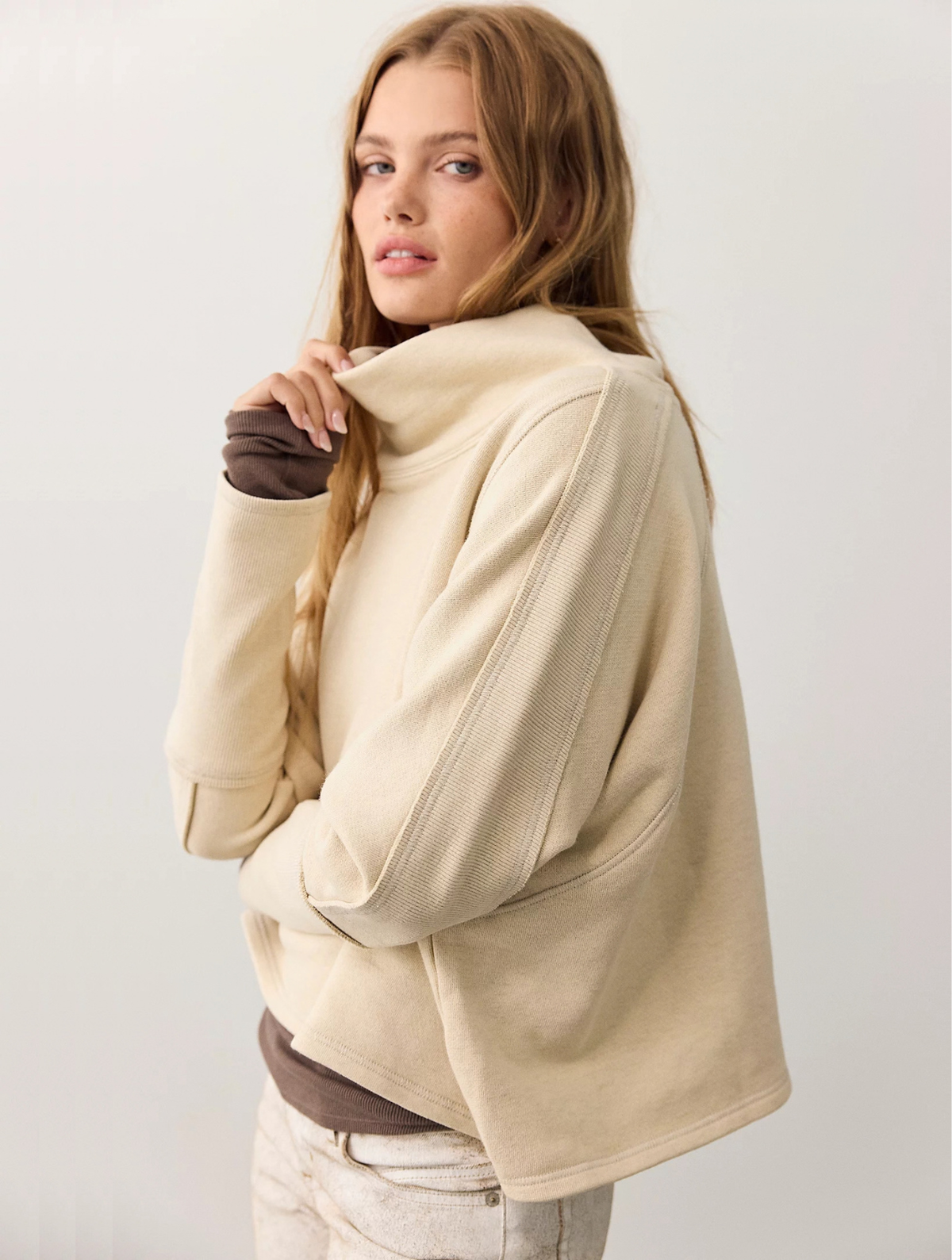 My Girl Funnel Neck Pullover