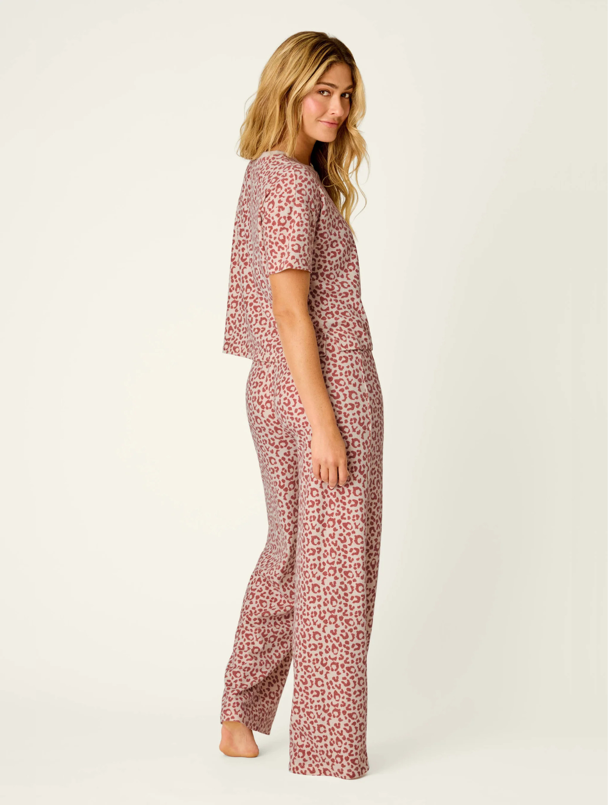 Boyfriend Boxer Leopard PJ Set