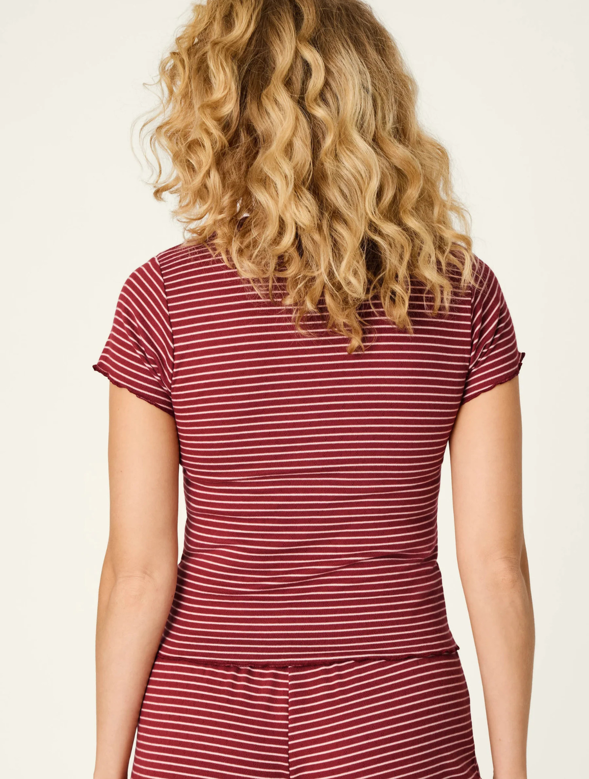 Pretty Stripes Pointelle Top