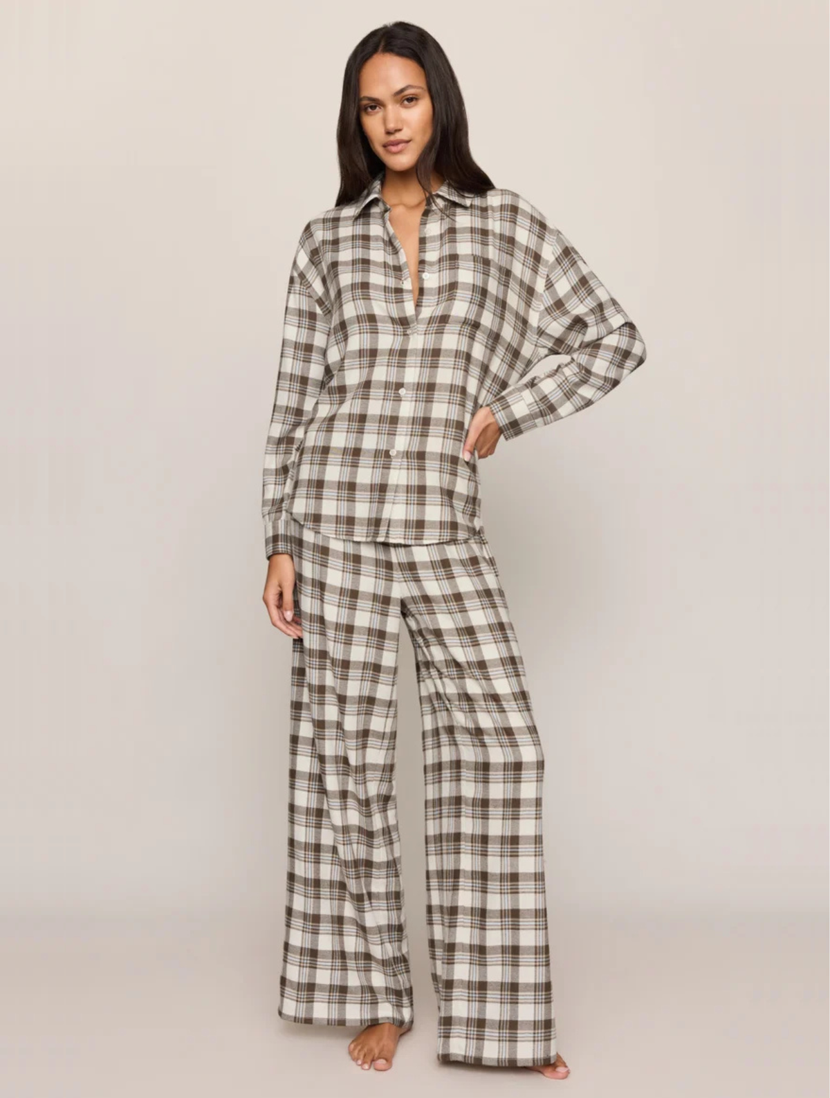 River Plaid Button Up