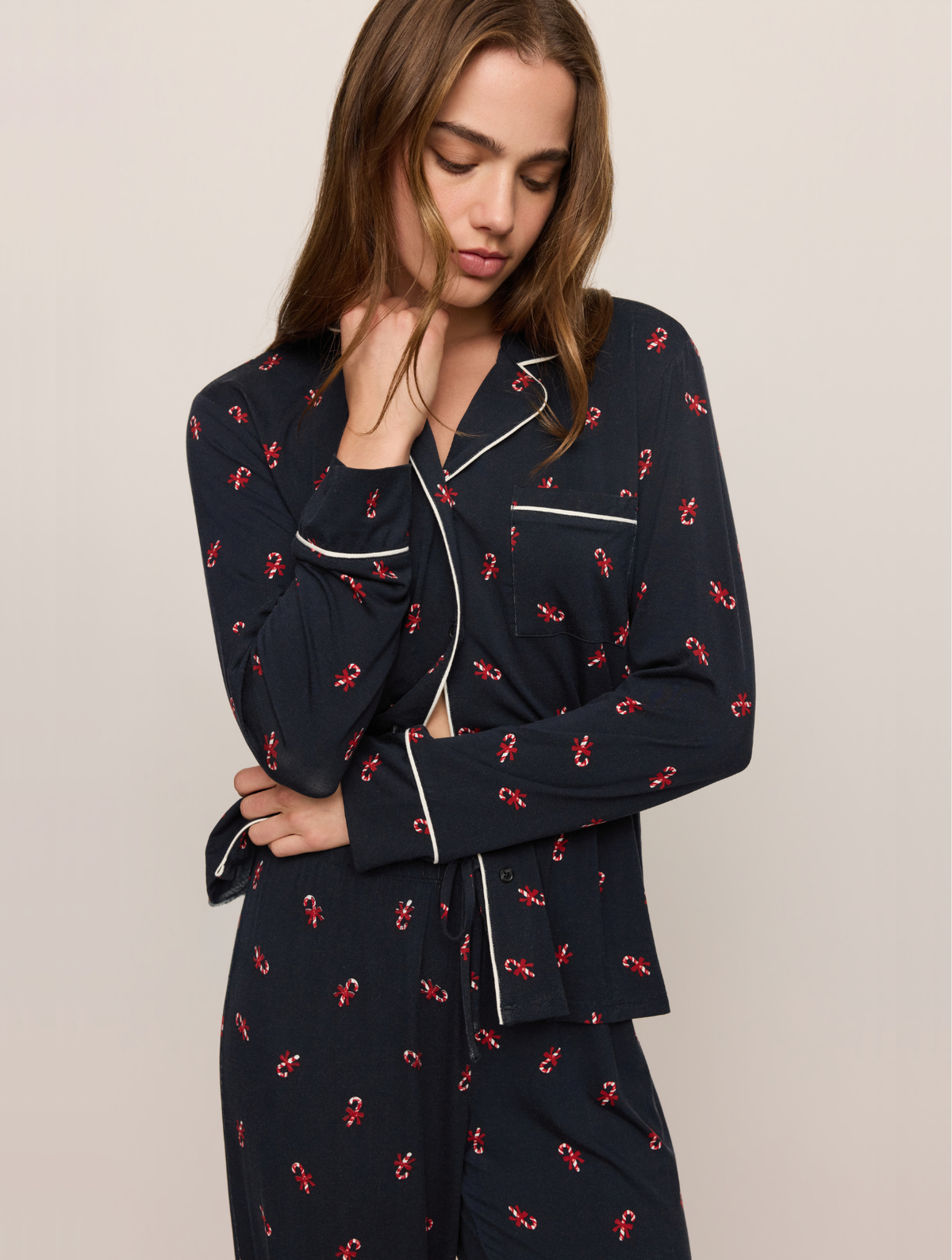 Snuggle Candy Cane PJ Set