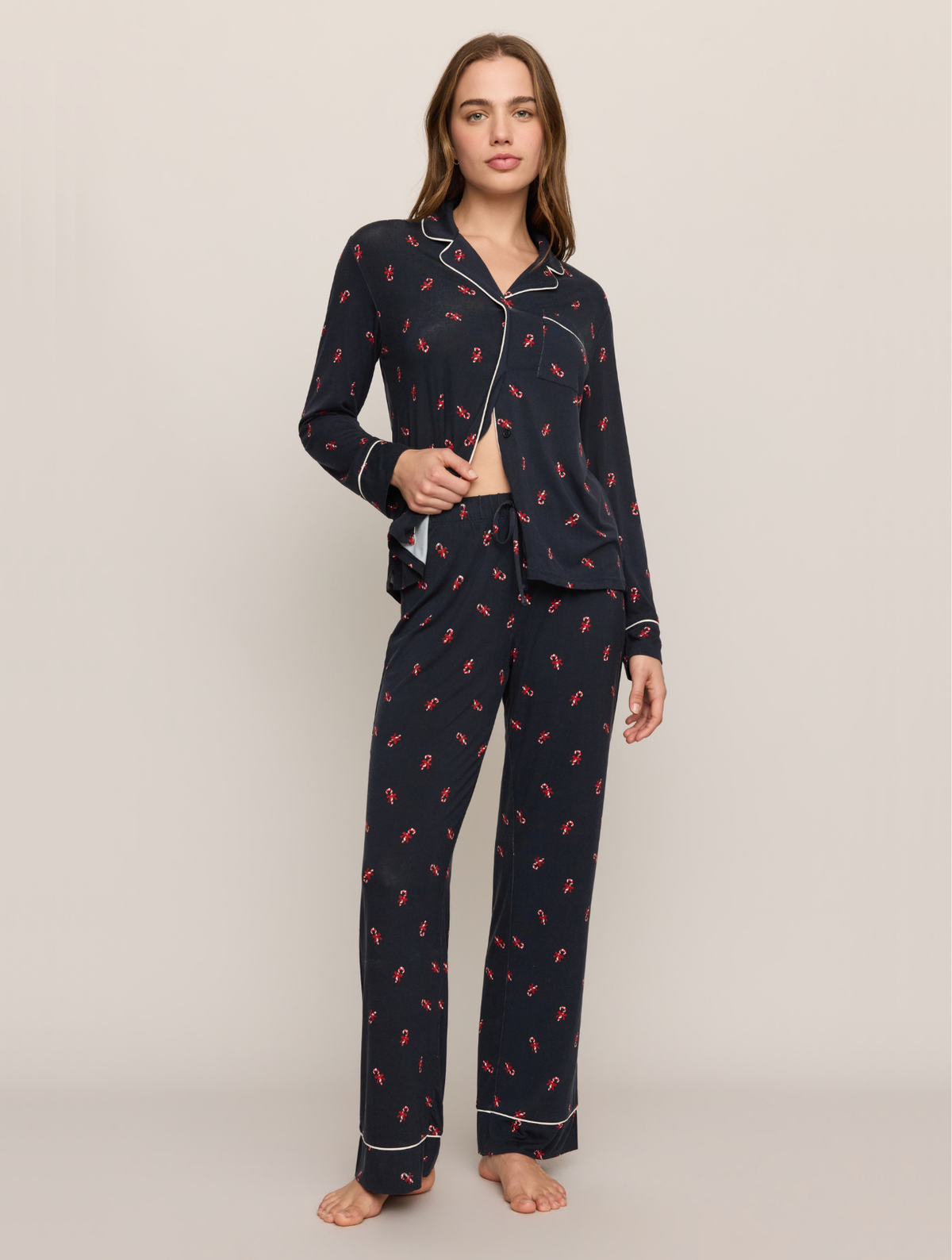 Snuggle Candy Cane PJ Set