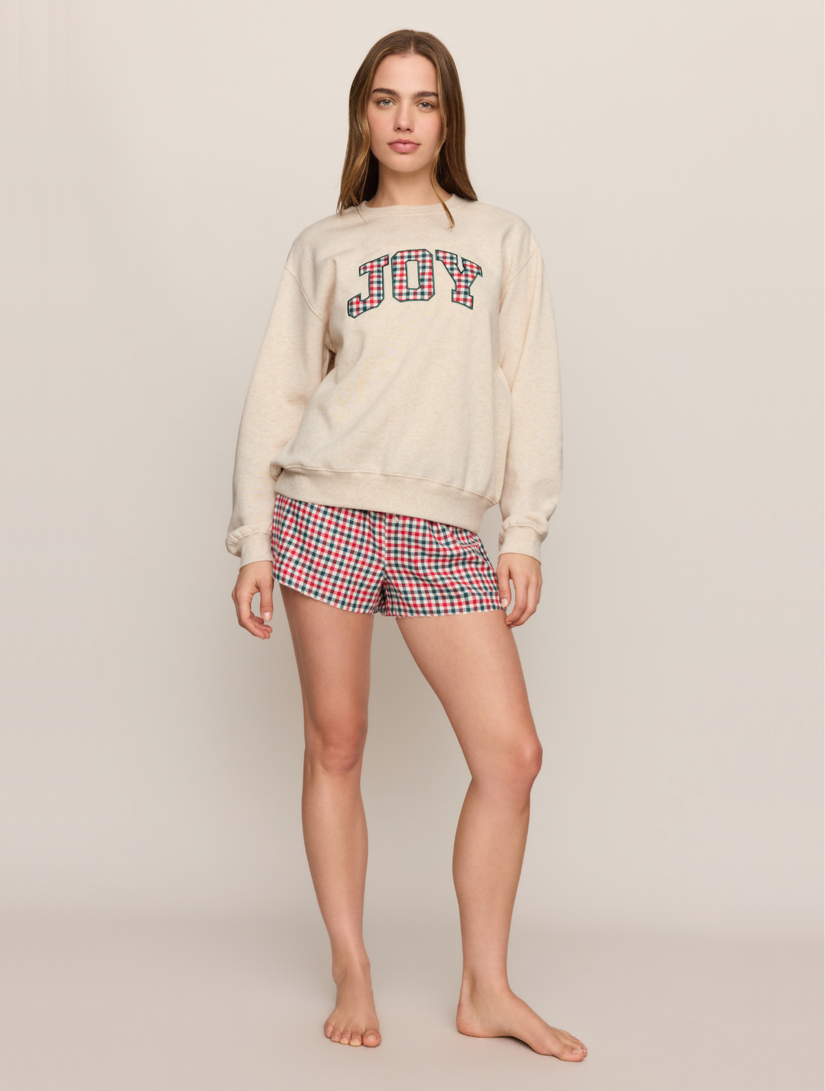 Jolly Gingham Short