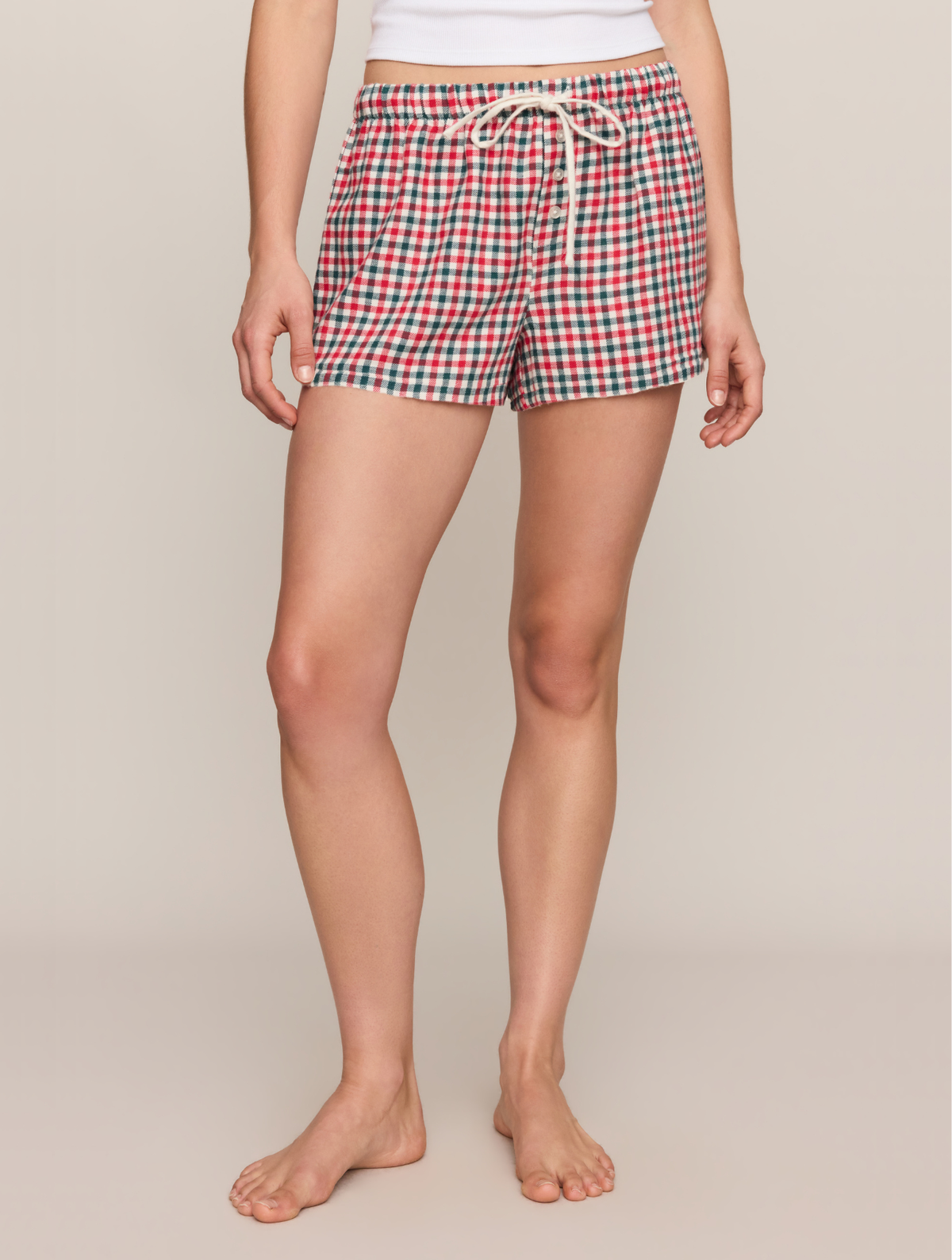 Jolly Gingham Short