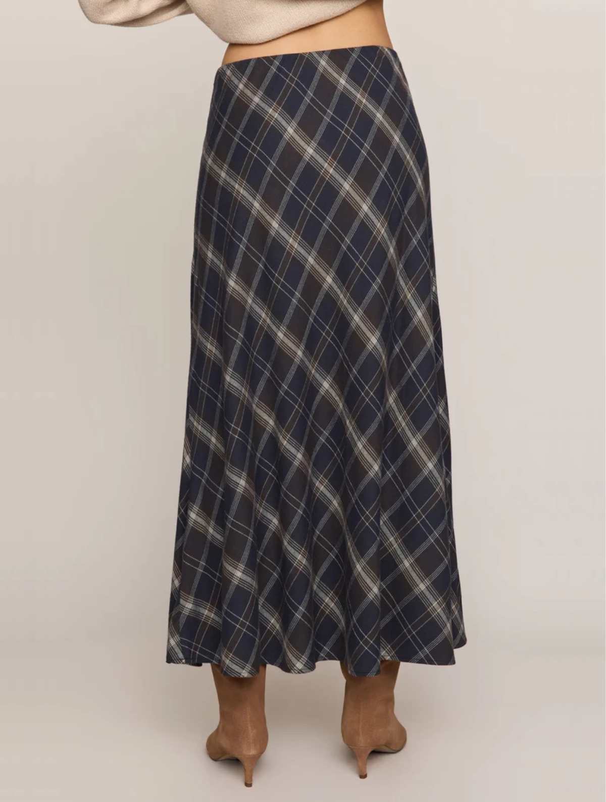 Crestview Plaid Maxi Skirt