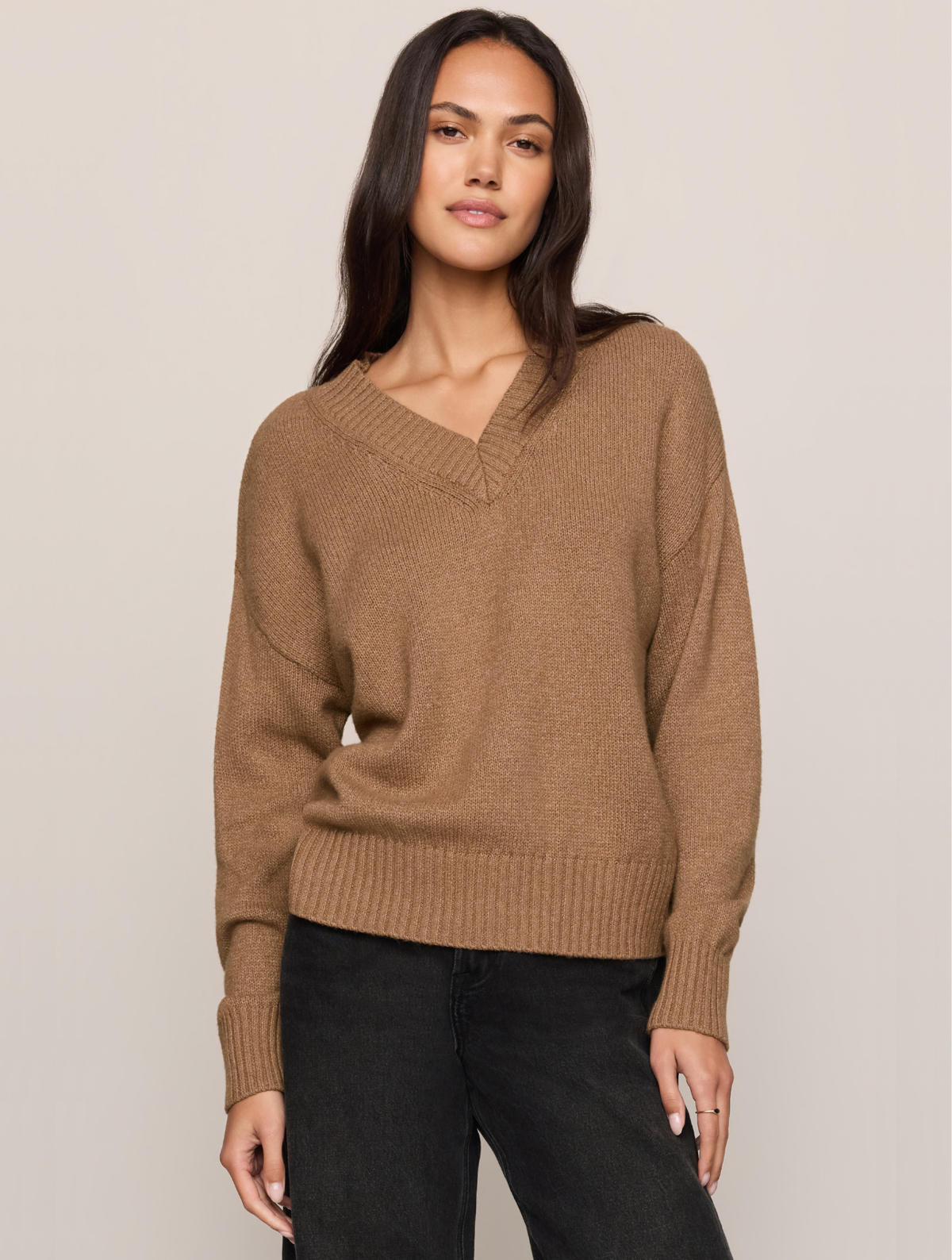 Cloud Spun V-Neck Sweater