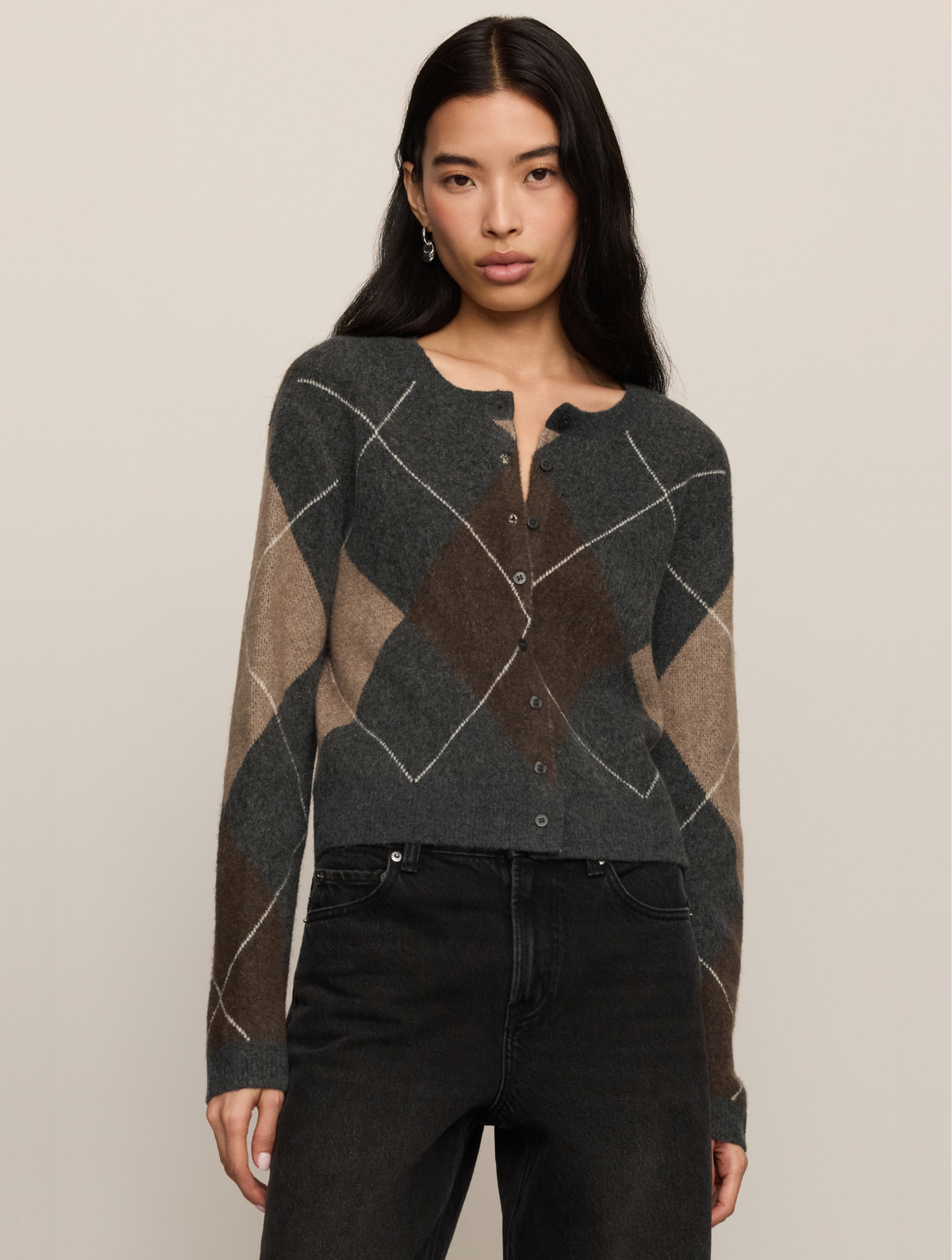 Medina Argyle Cardigan