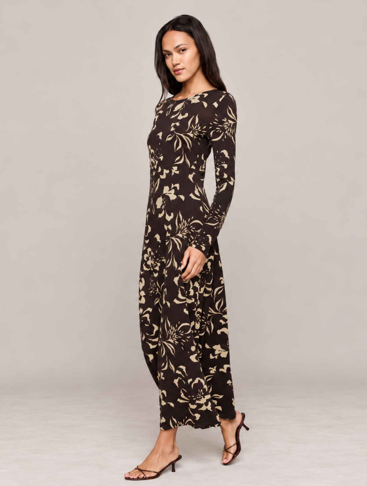 Lilian Freya Floral Midi Dress