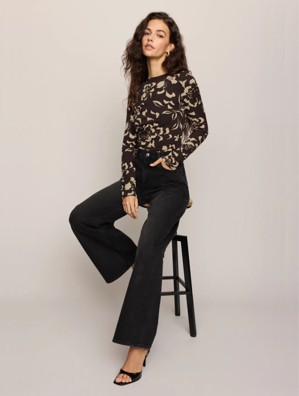 Onyx Freya Floral Top