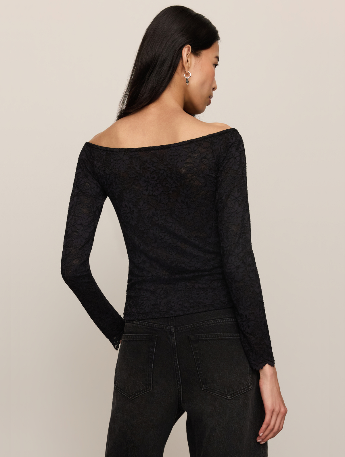 Sabrina Stretch Lace Top