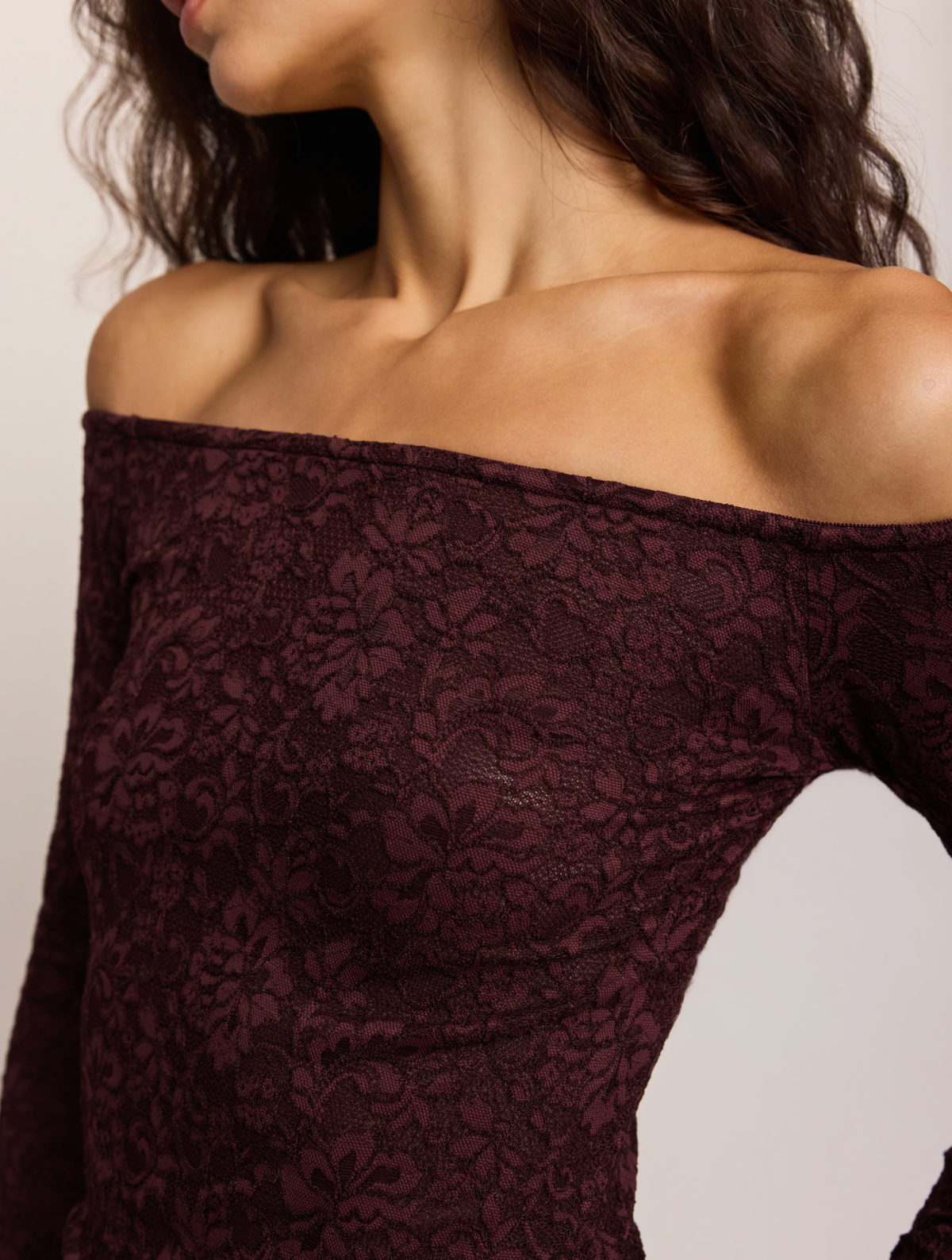 Sabrina Stretch Lace Top