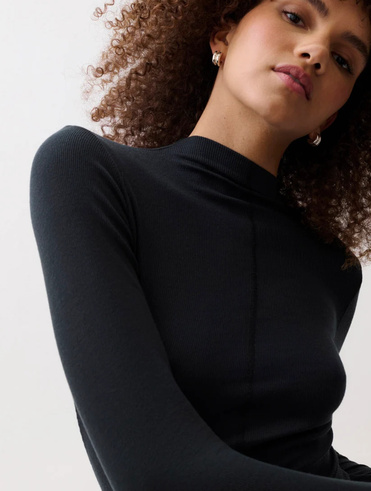 Dara Long Sleeve Funnel Neck Top