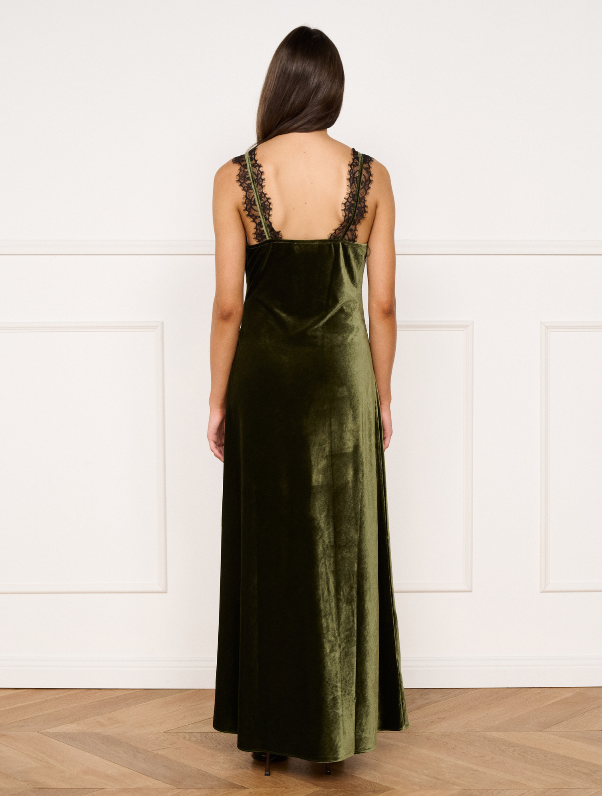 Isabella Velvet Midi Dress