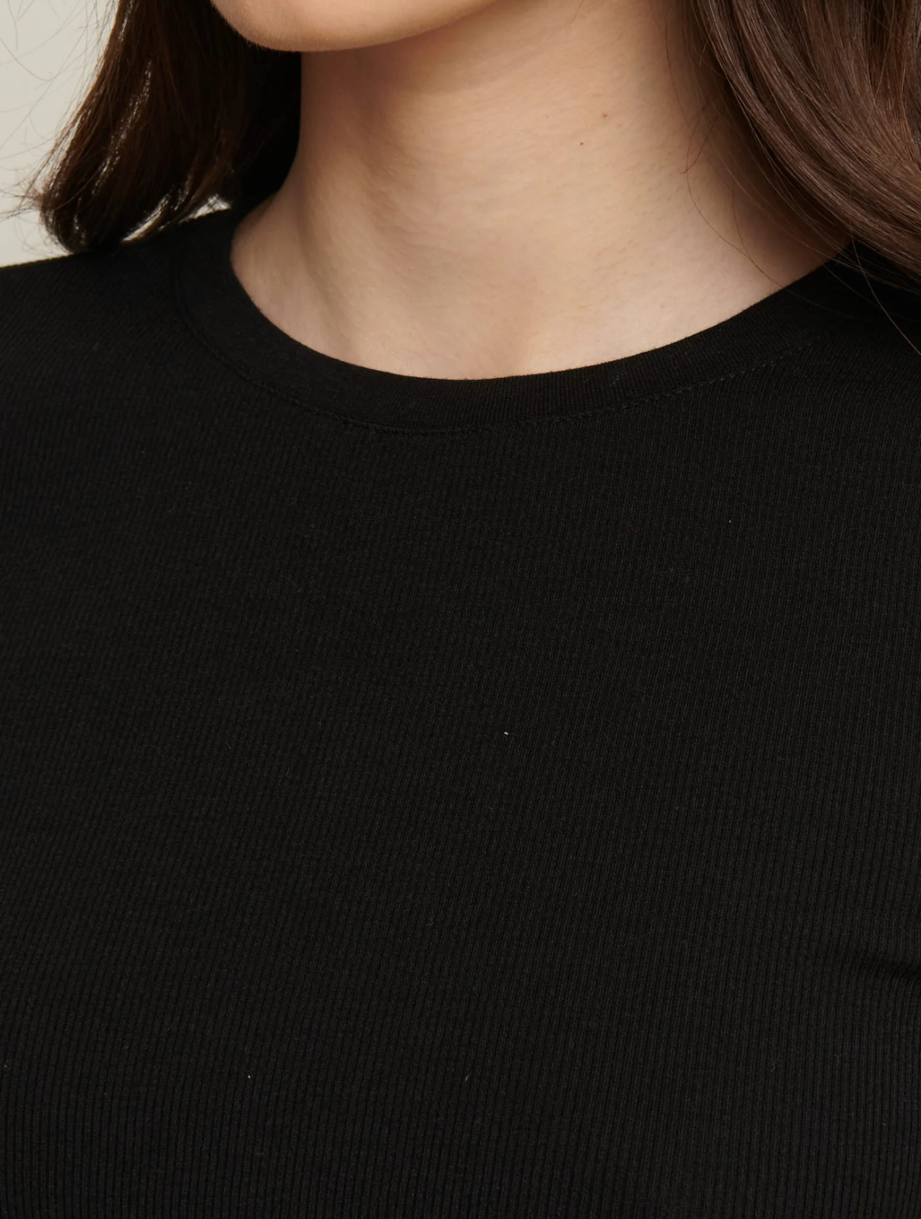 Pima Cotton Stretch Rib T-Shirt