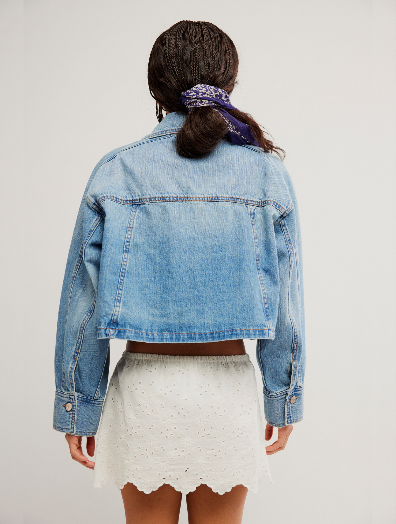 Side To Side Denim Jacket