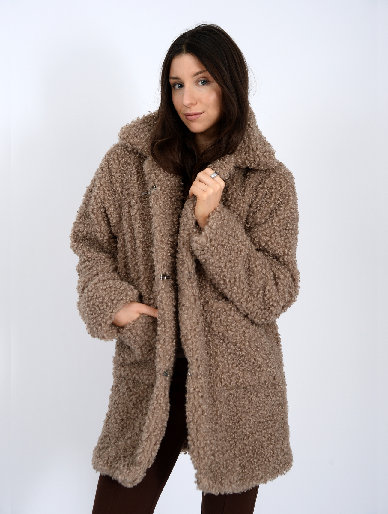 Poodle Fur Sherpa Jacket