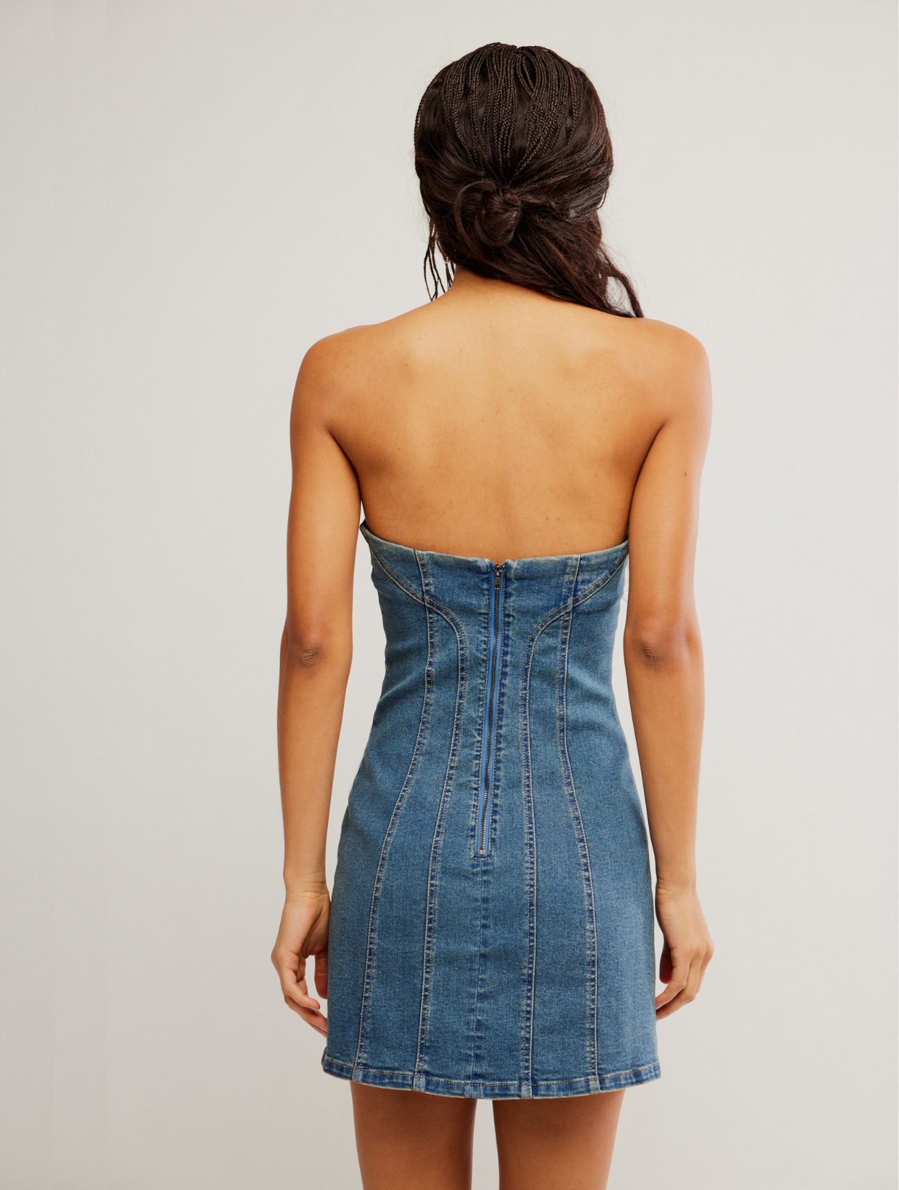Alexa Denim Mini Dress