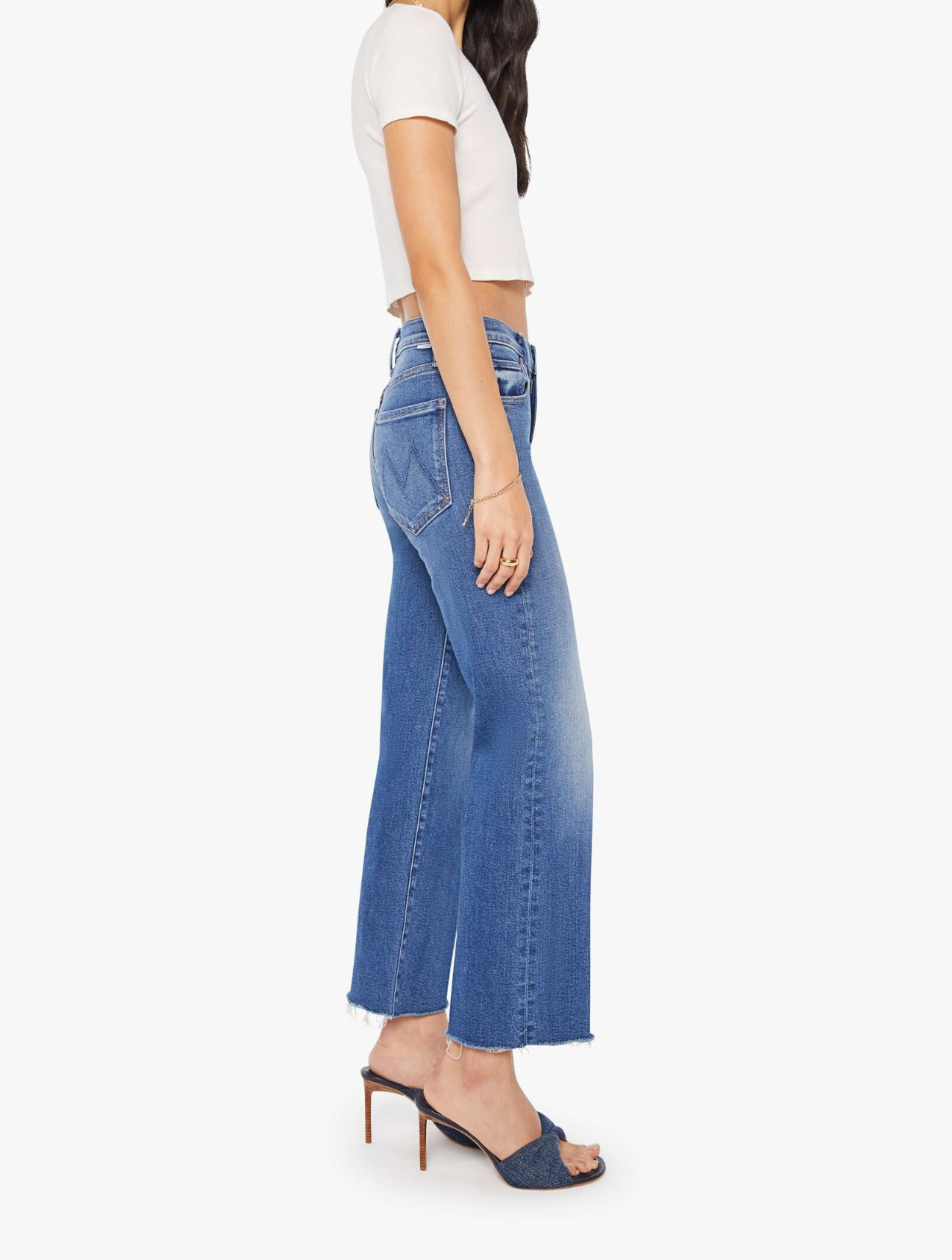 The Mid Rise Rambler Zip Ankle Fray