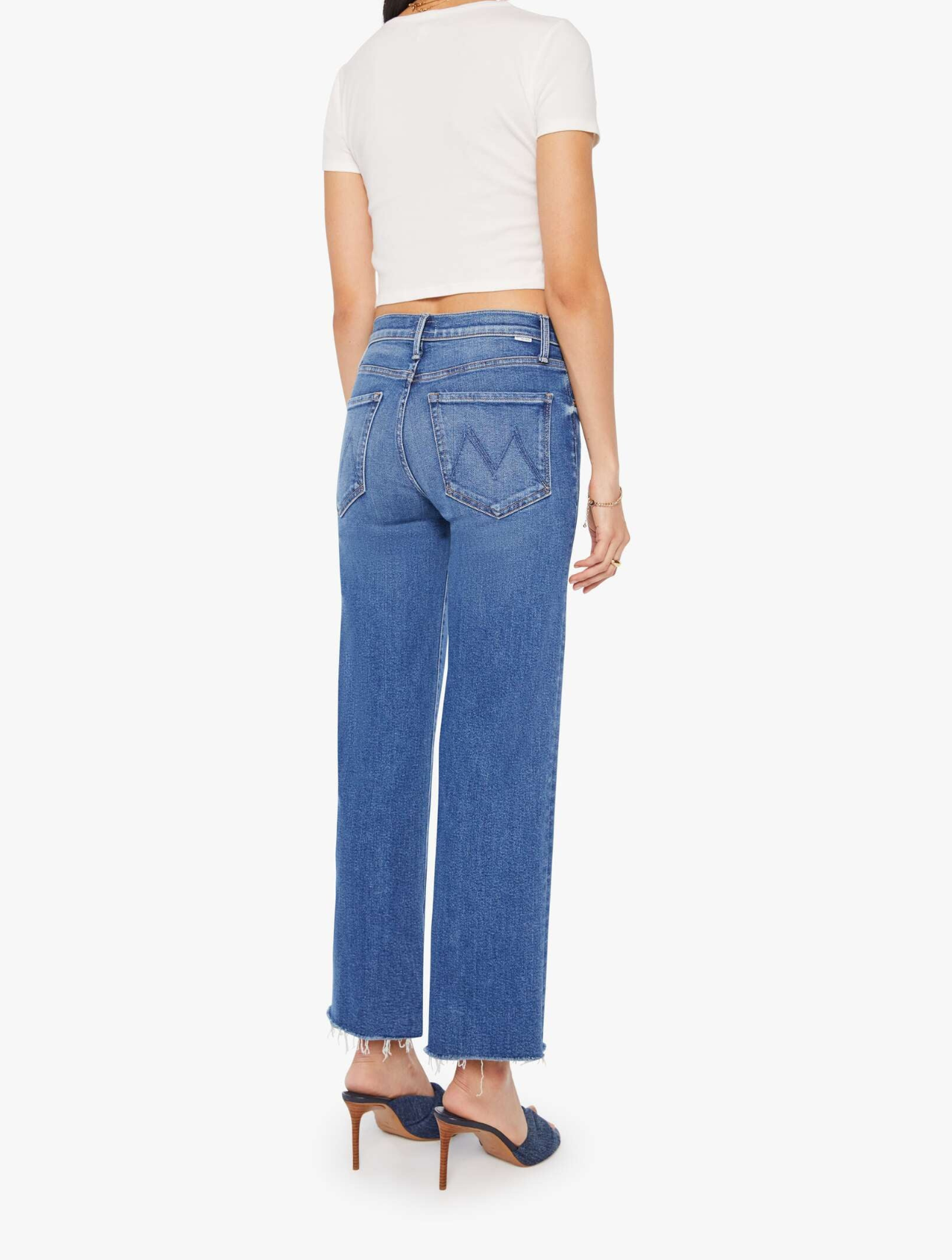 The Mid Rise Rambler Zip Ankle Fray