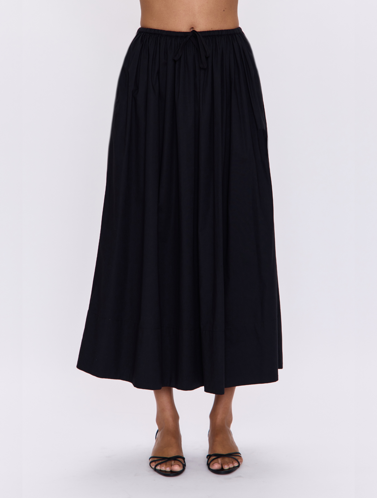 Noelle Poplin Maxi Skirt