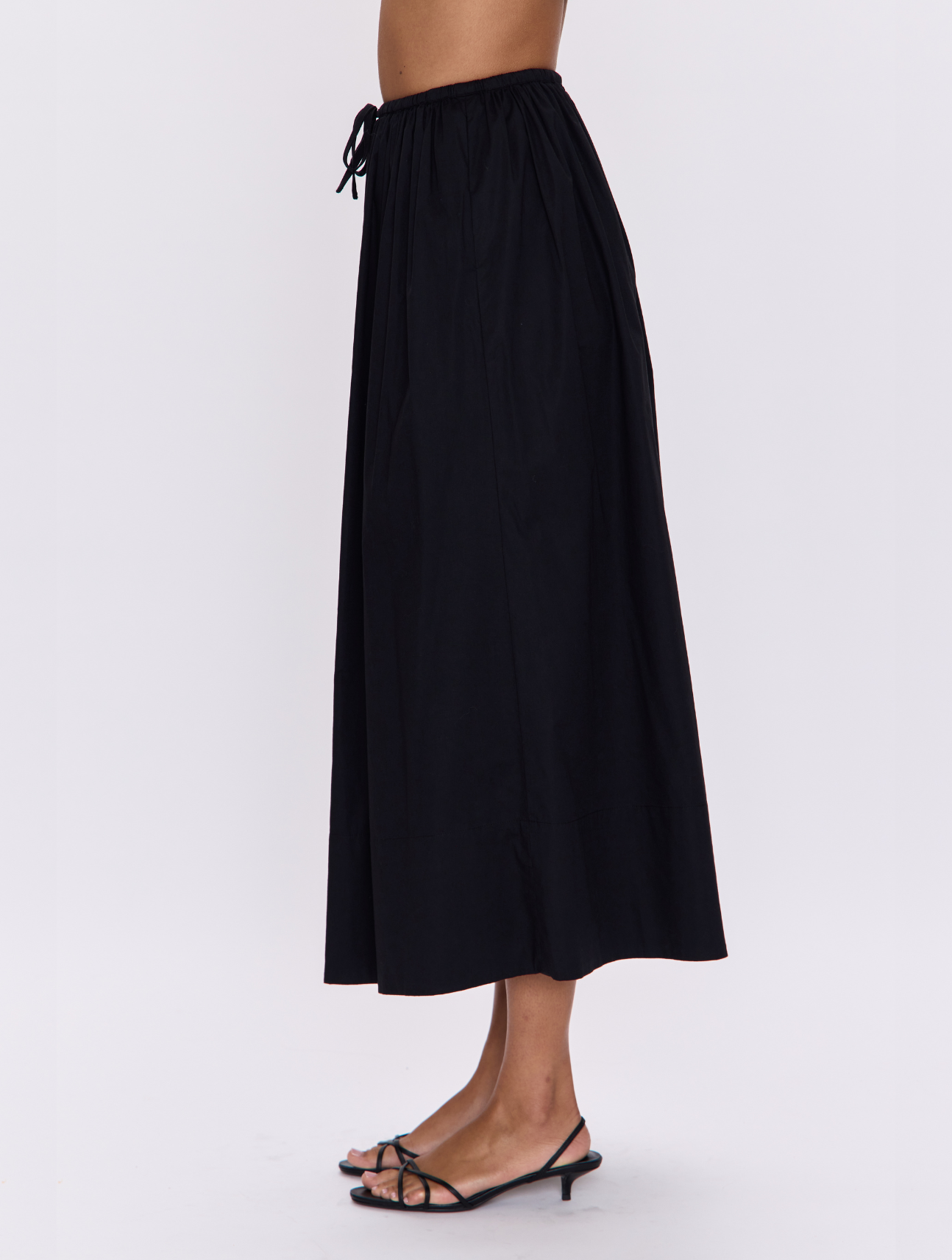 Noelle Poplin Maxi Skirt