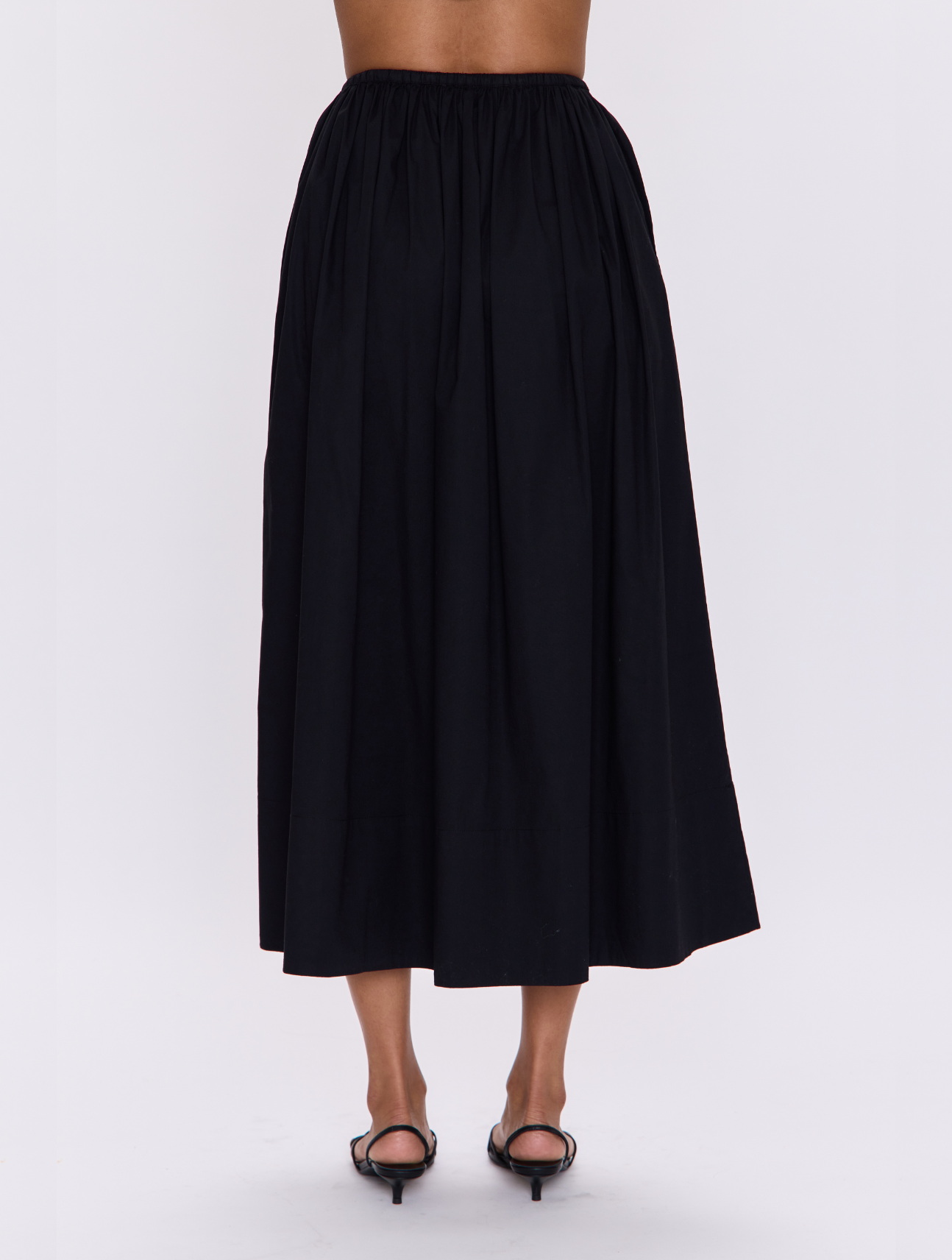 Noelle Poplin Maxi Skirt