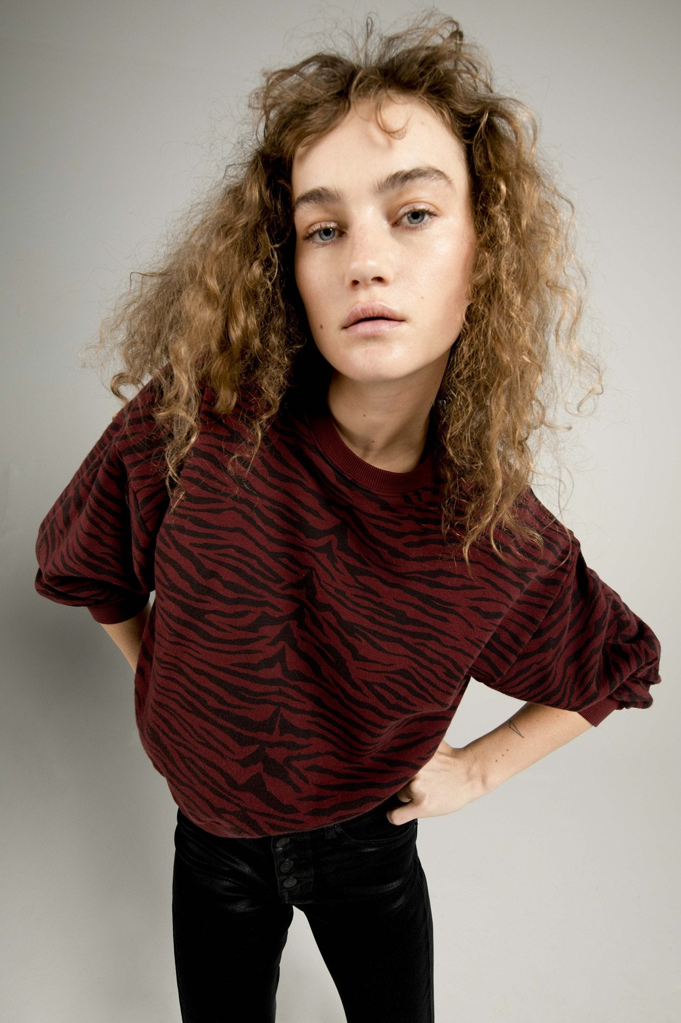Misha Balloon Sleeve Sweatshirt