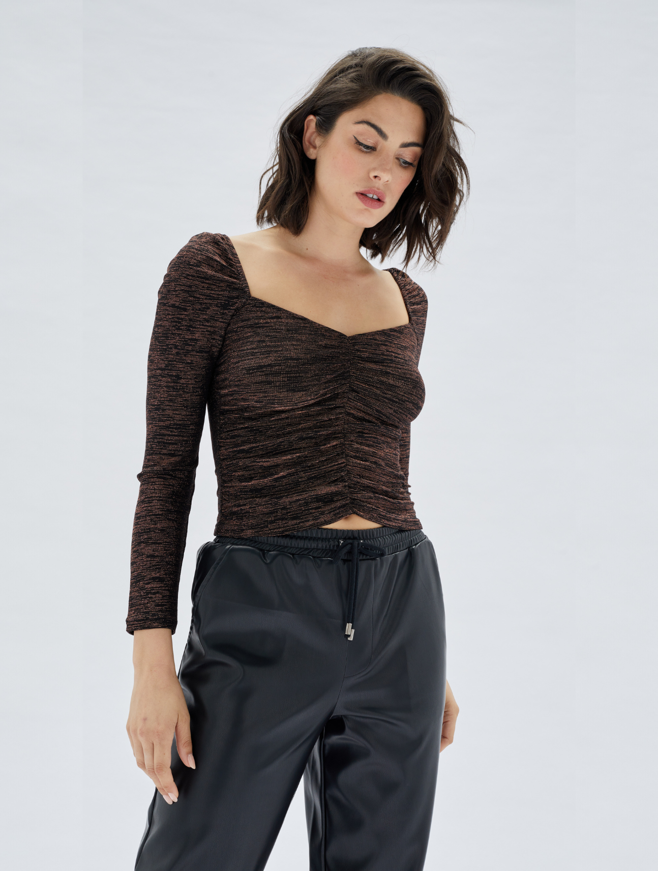 Imane Ruched Top